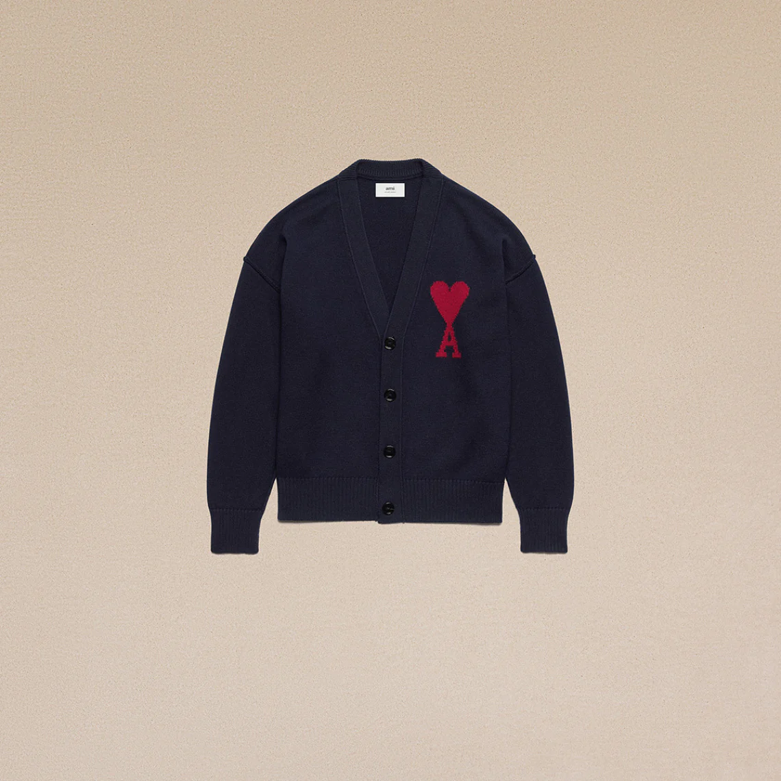 Cardigan Ami De Coeur Rouge Bleu Nuit/Rouge - leoleo123123
