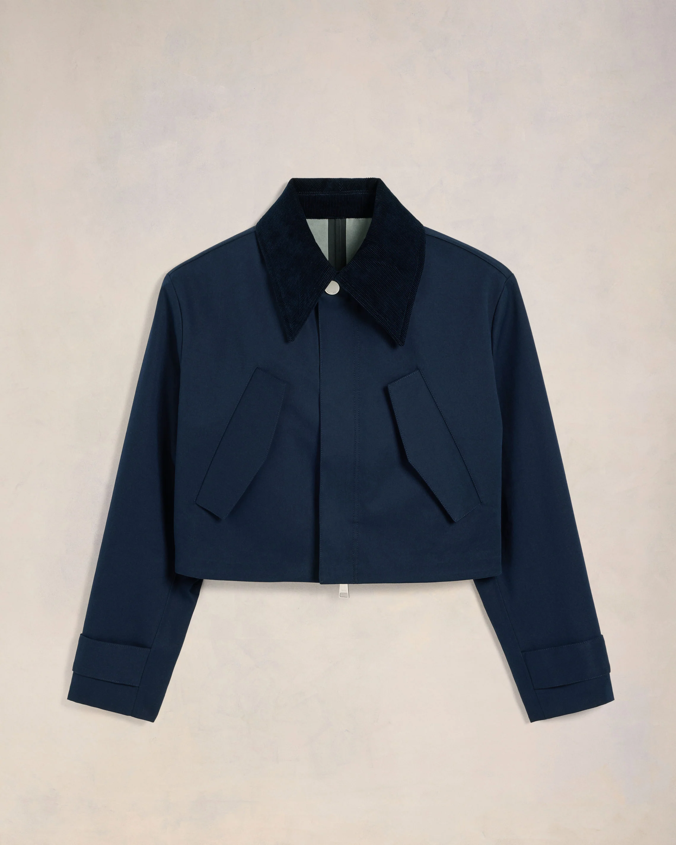 Navy Blue/ Clay Blue Short Jacket - leoleo123123