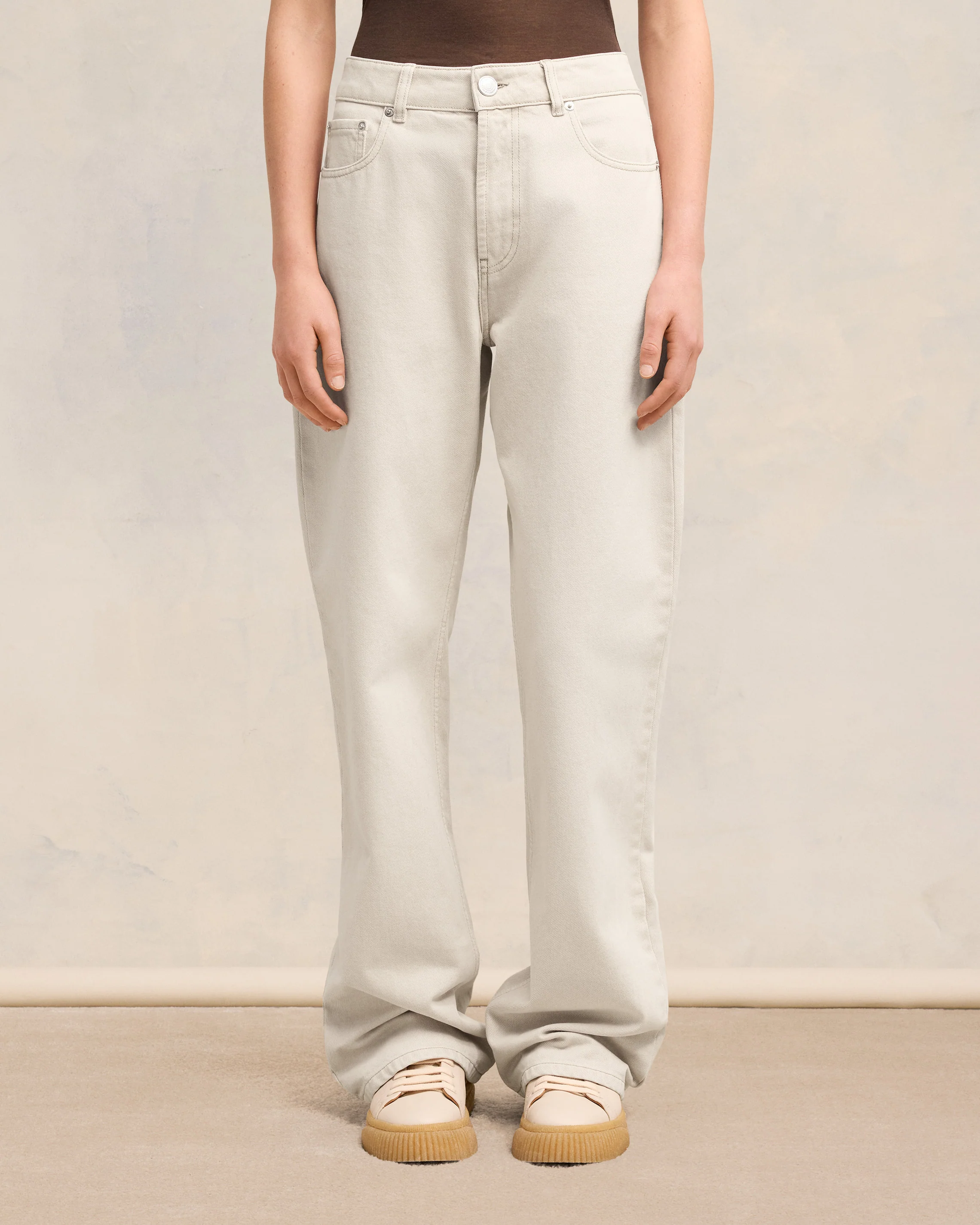 Off White Large Fit Jeans - leoleo123123