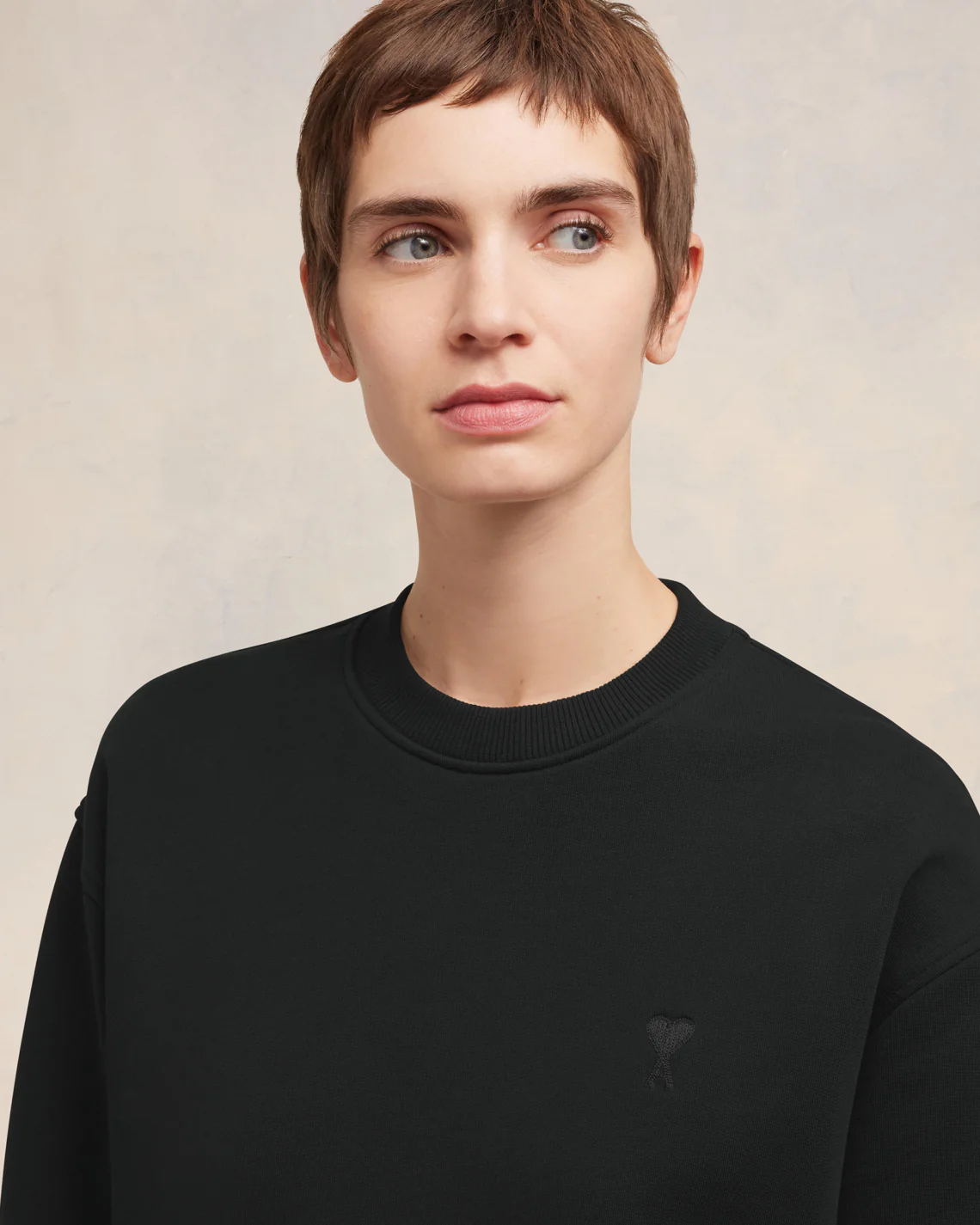 Black Jumper | Ami De Coeur | Ami Paris US - leoleo123123