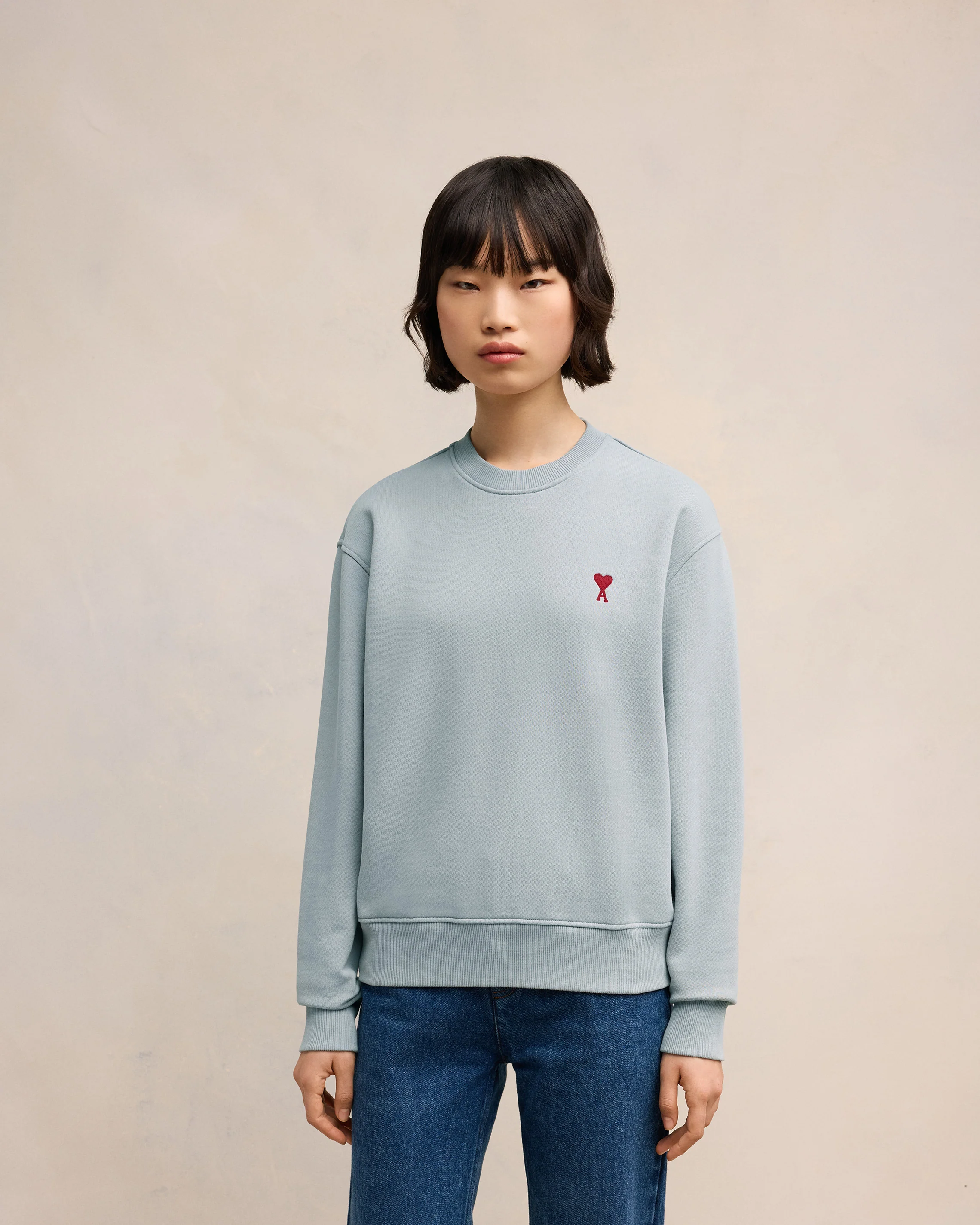 Clay Blue Red Ami De Coeur Sweatshirt - leoleo123123