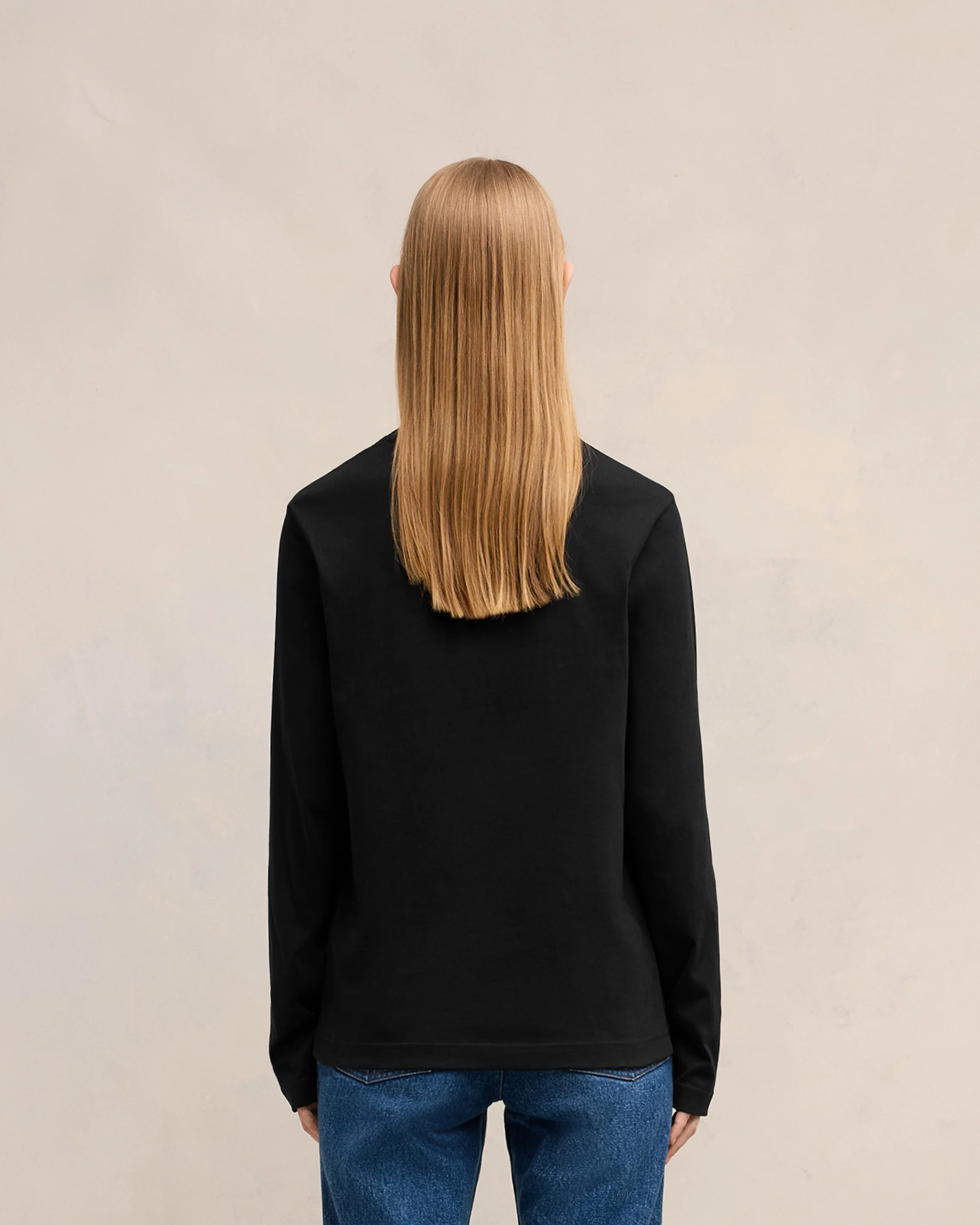 Black Red Ami De Coeur Long Sleeves T-Shirt - leoleo123123