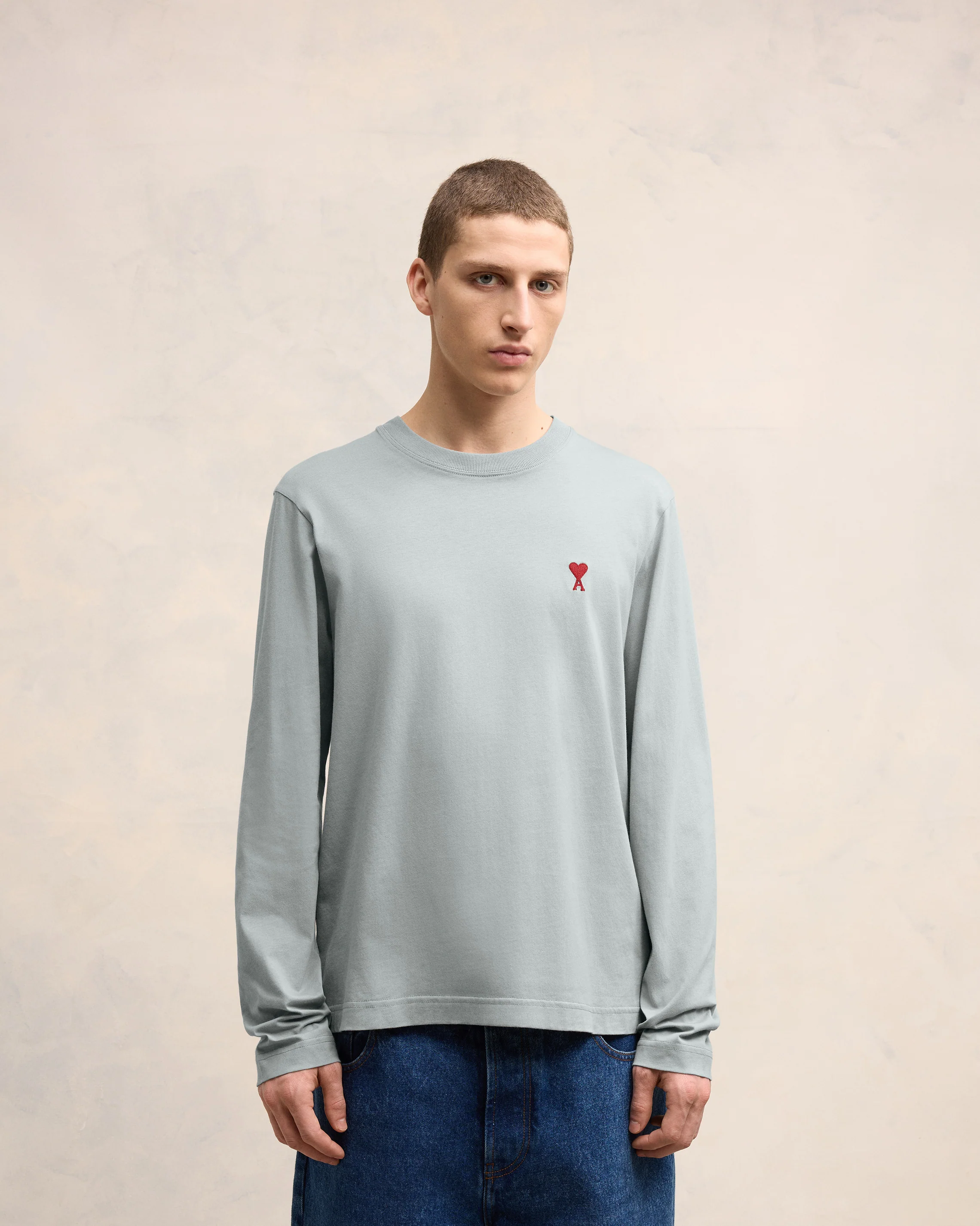 Clay Blue Red Ami De Coeur Longlseeves T-Shirt - leoleo123123