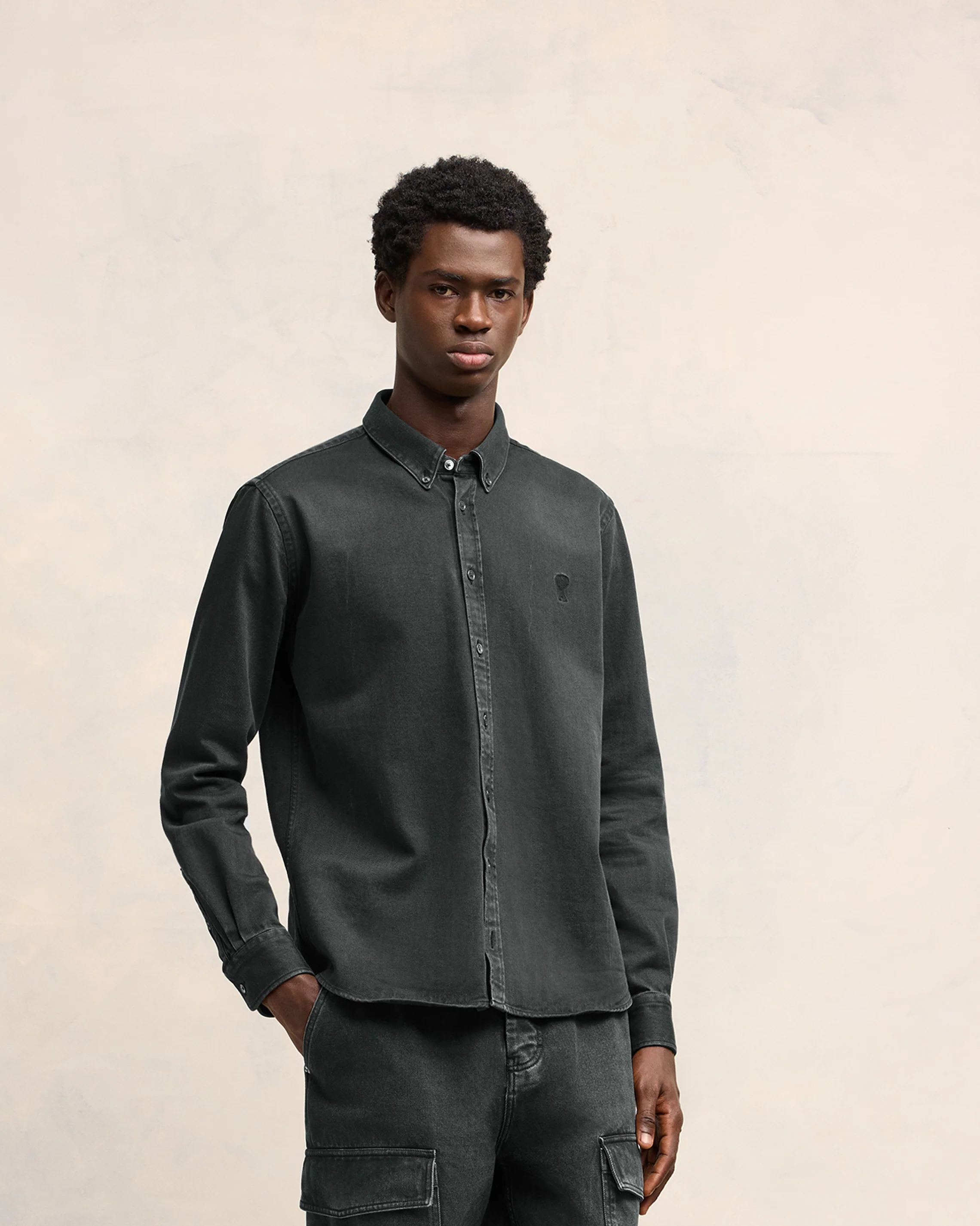 Cotton Twill Shirt | Ami De Coeur | Ami Paris US - leoleo123123