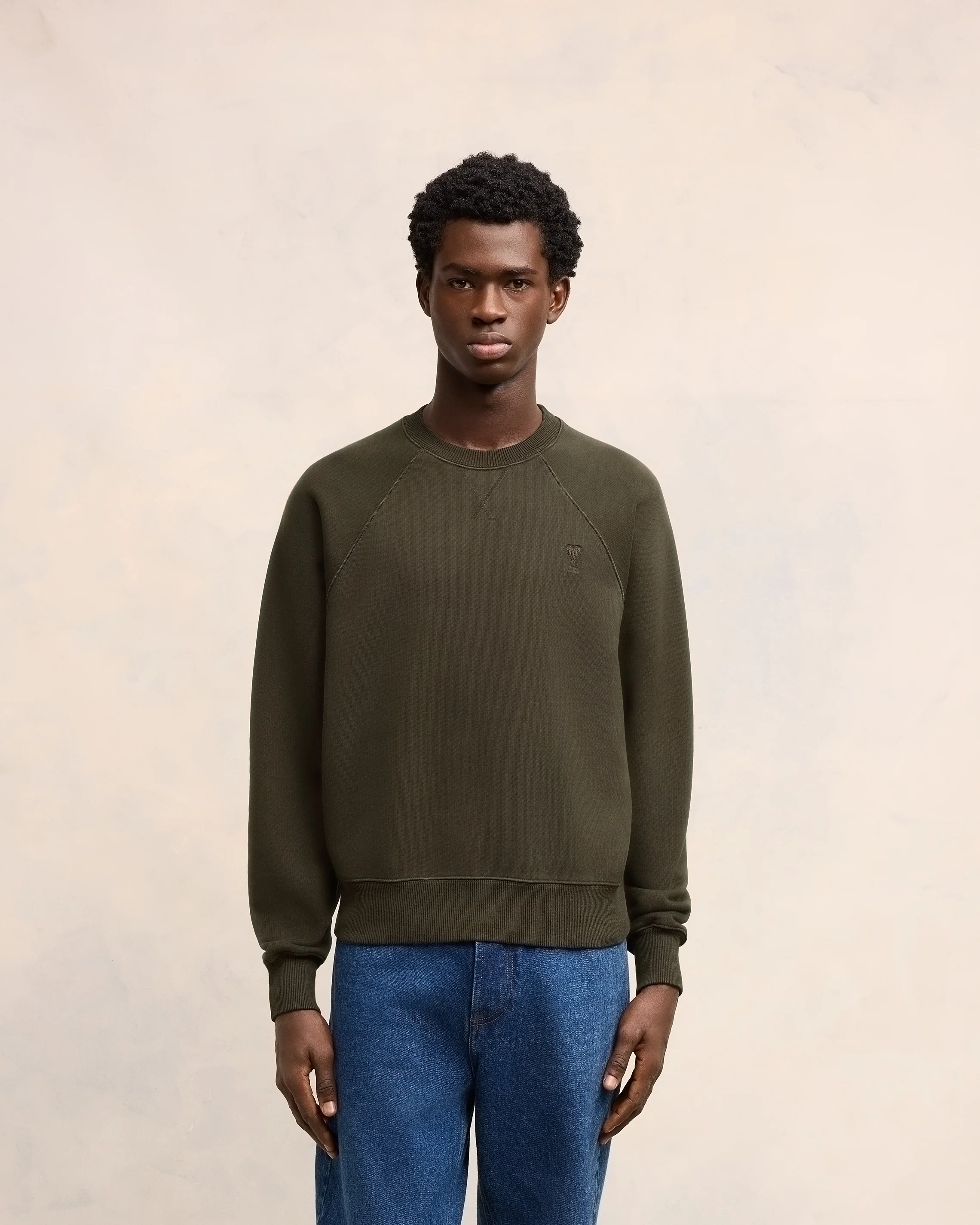 Dark Coffee Ami De Coeur Sweatshirt - leoleo123123