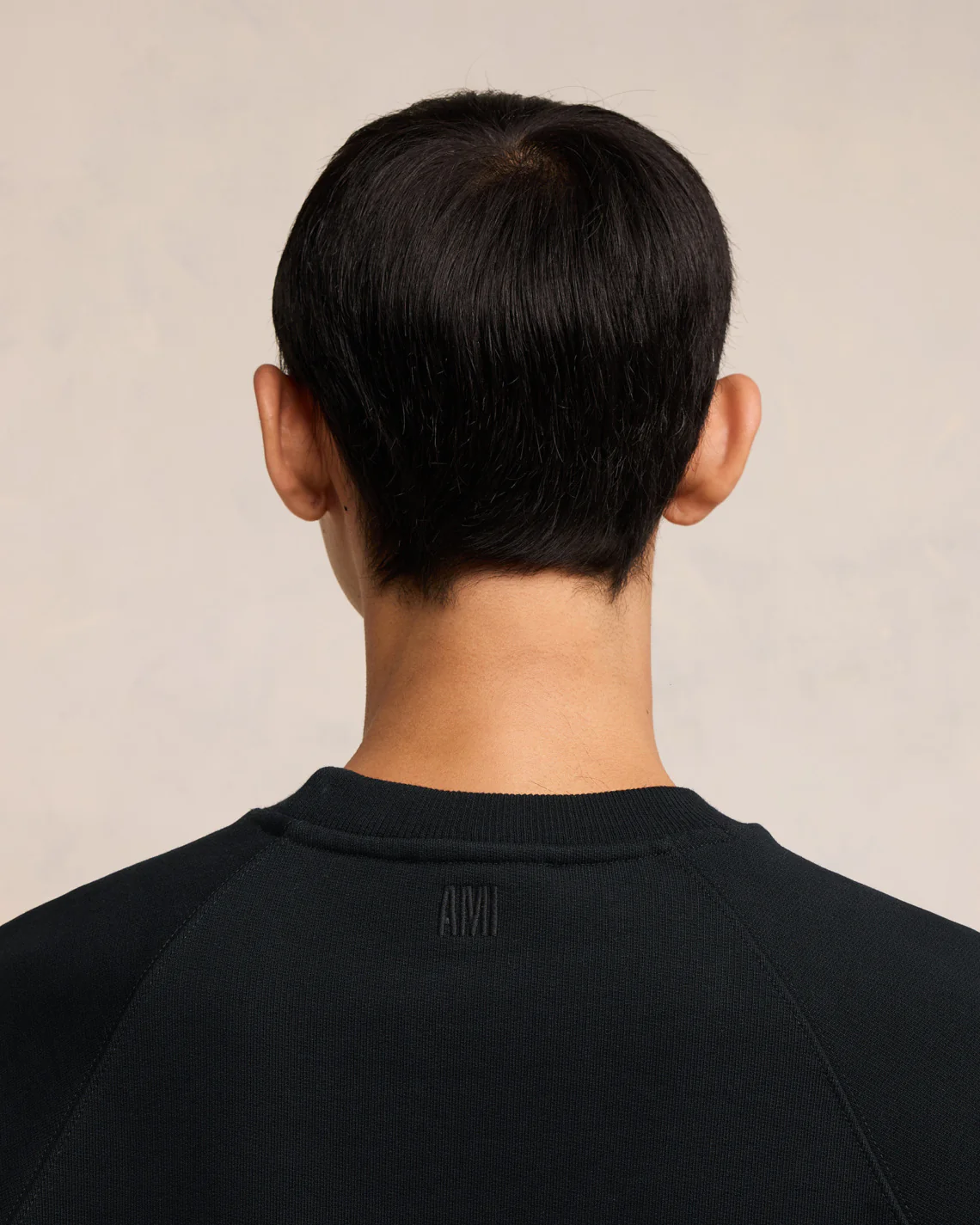 Sweatshirt Ami De Coeur Coupe Boxy Noir - leoleo123123