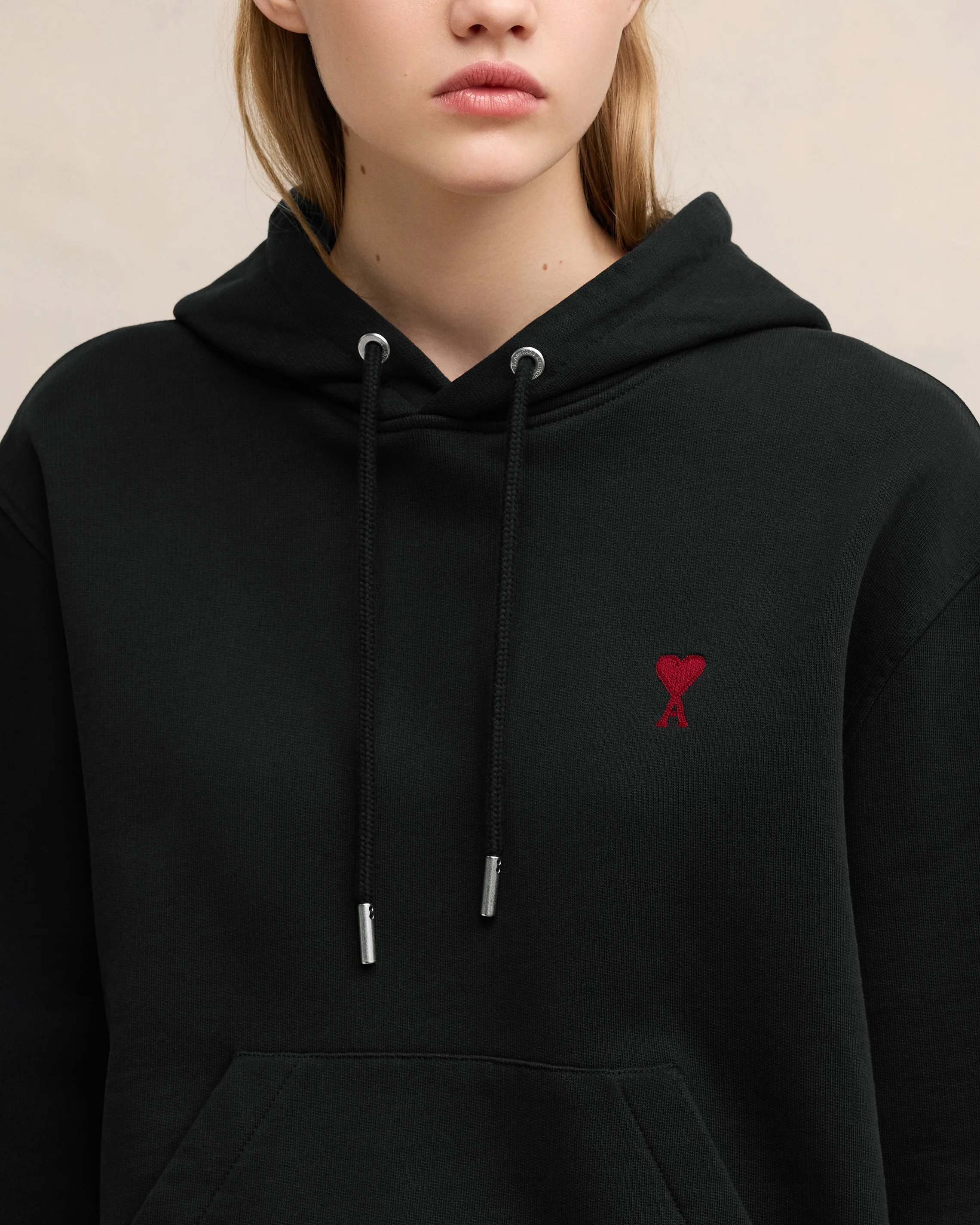 Black Red Ami De Coeur Hoodie - leoleo123123