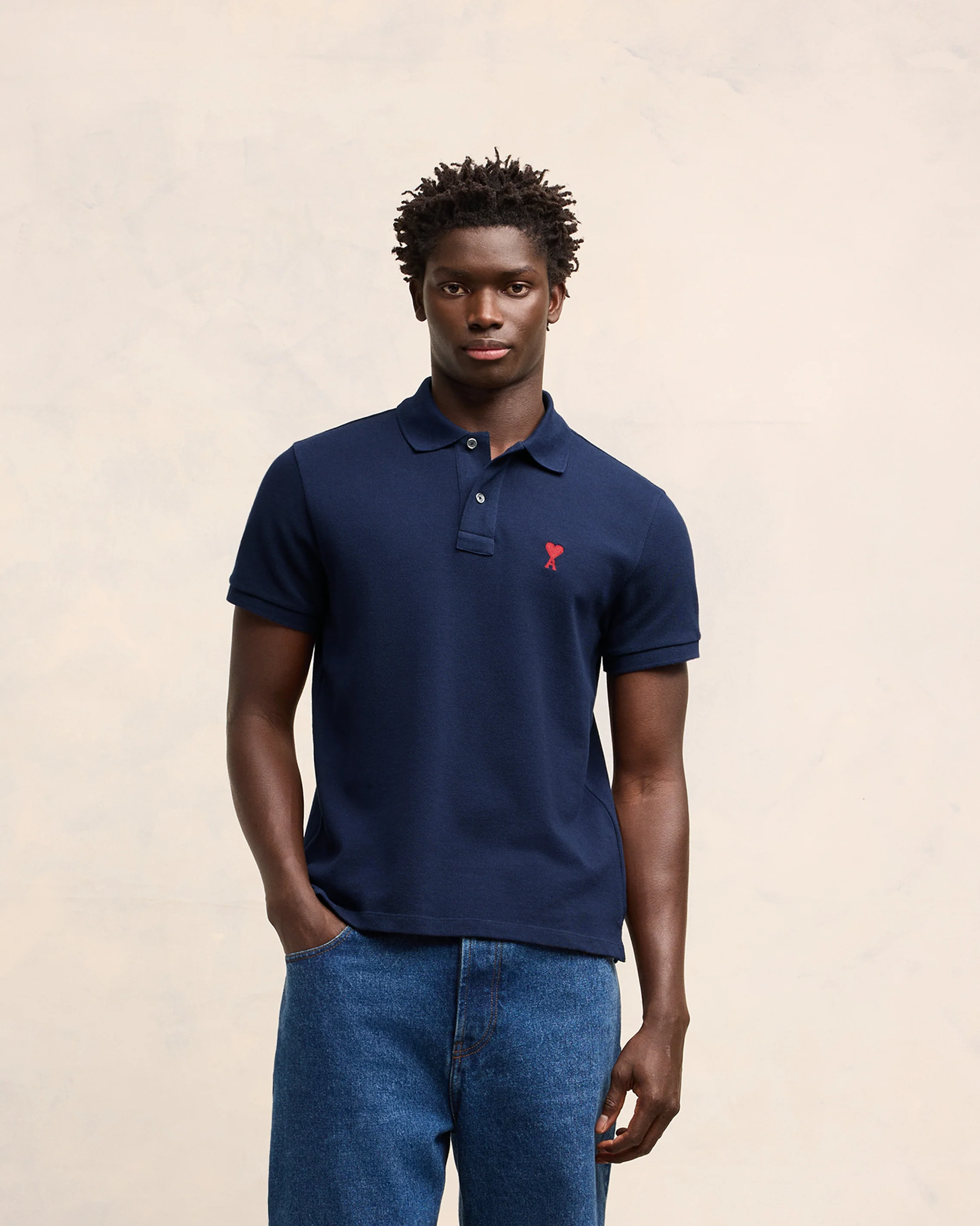 Night Blue Ami De Coeur Polo Shirt - leoleo123123