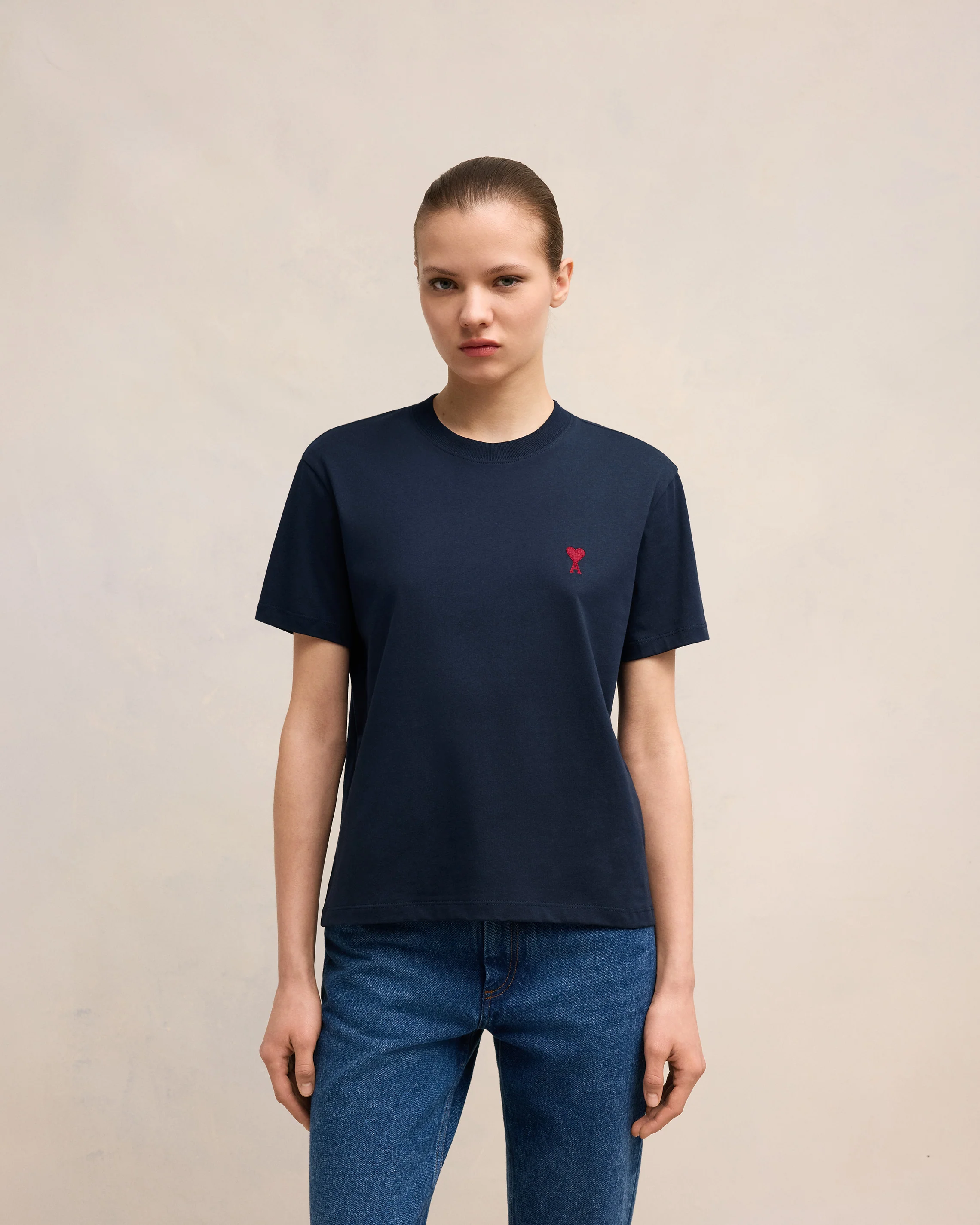 Night Blue Red Ami De Coeur T-Shirt - leoleo123123