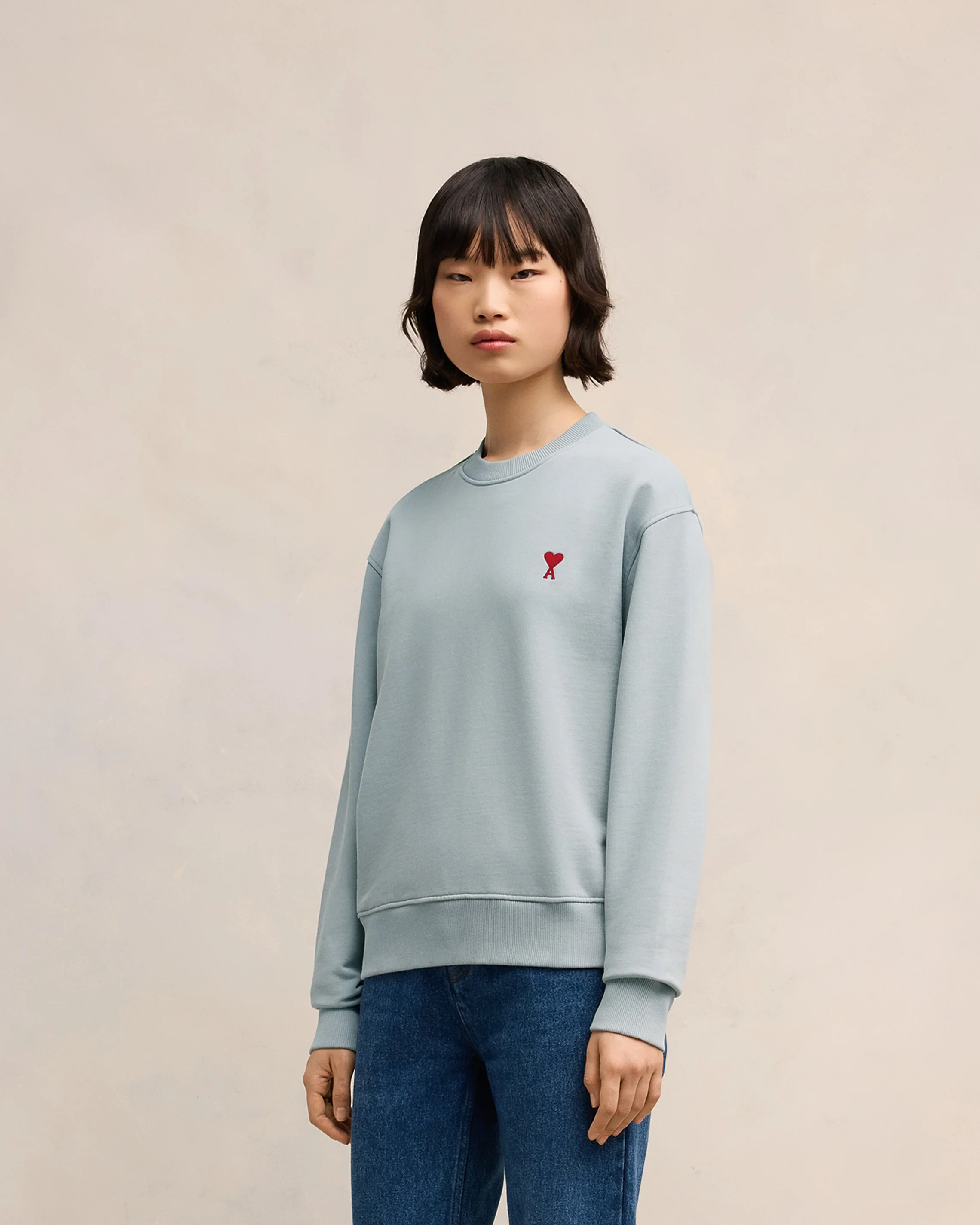 Clay Blue Red Ami De Coeur Sweatshirt - leoleo123123