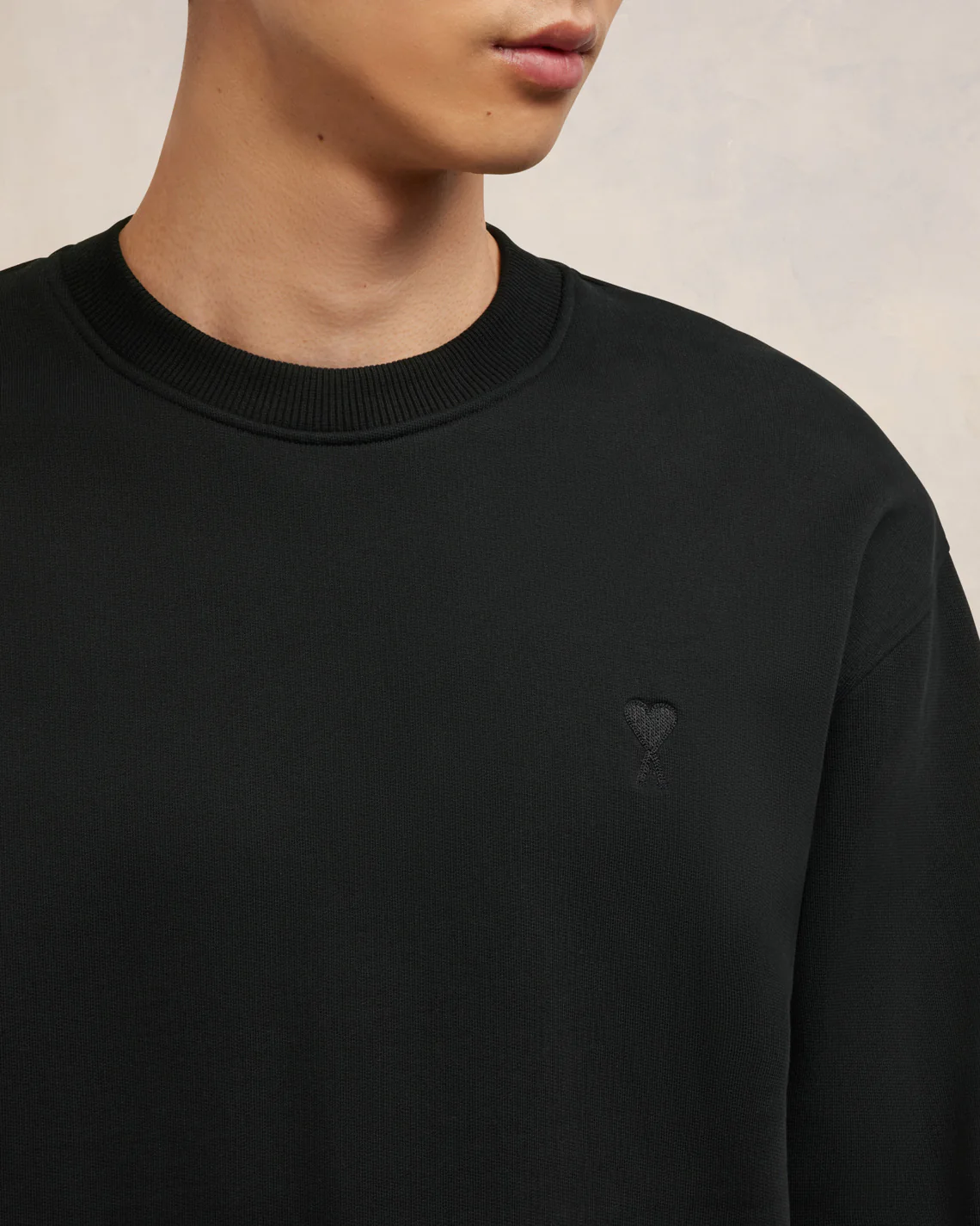 Black Jumper | Ami De Coeur | Ami Paris US - leoleo123123