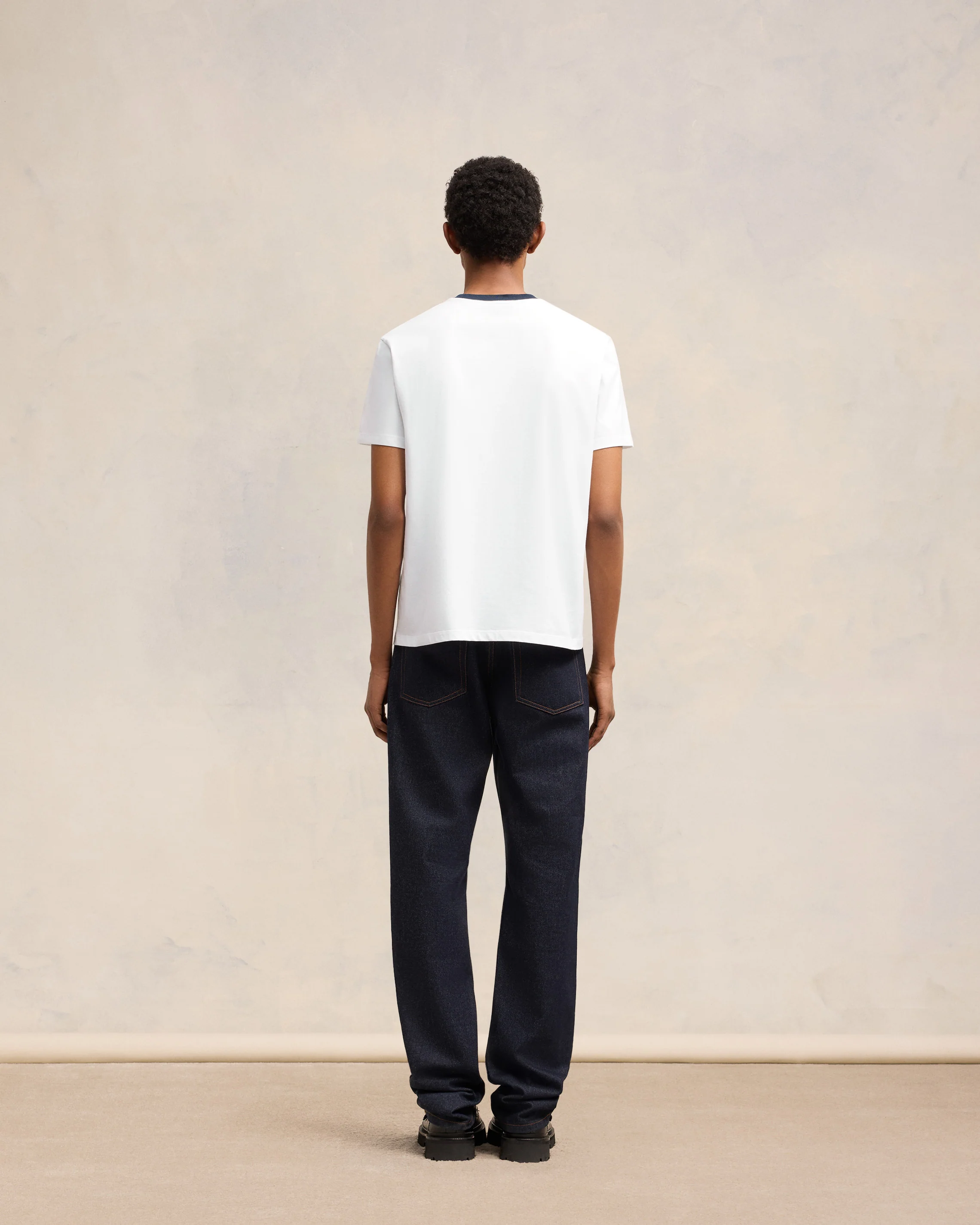 Printed white t-shirt | Ami Paris US - leoleo123123
