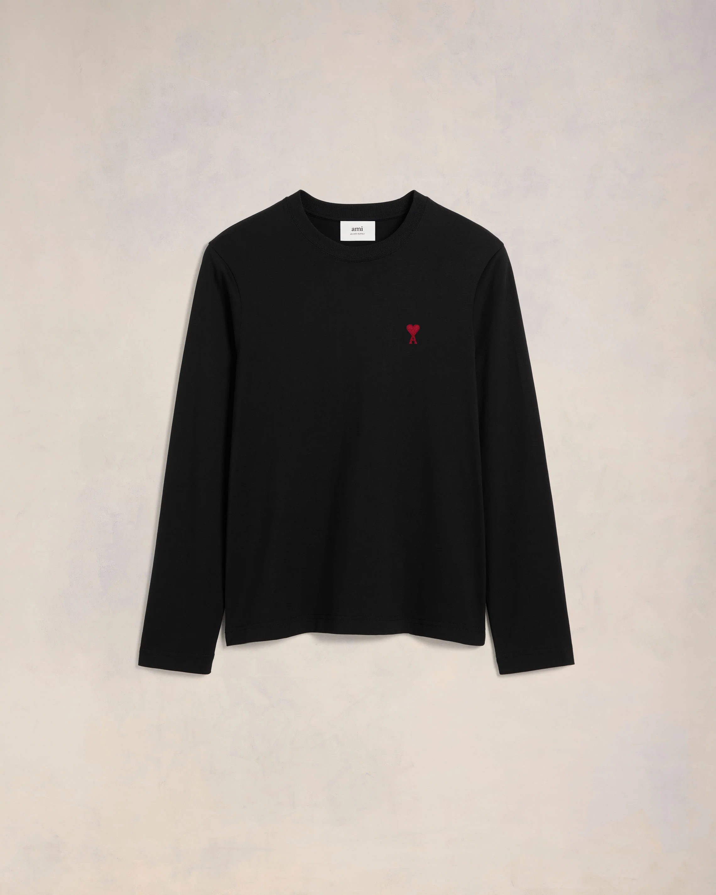 Black Red Ami De Coeur Long Sleeves T-Shirt - leoleo123123