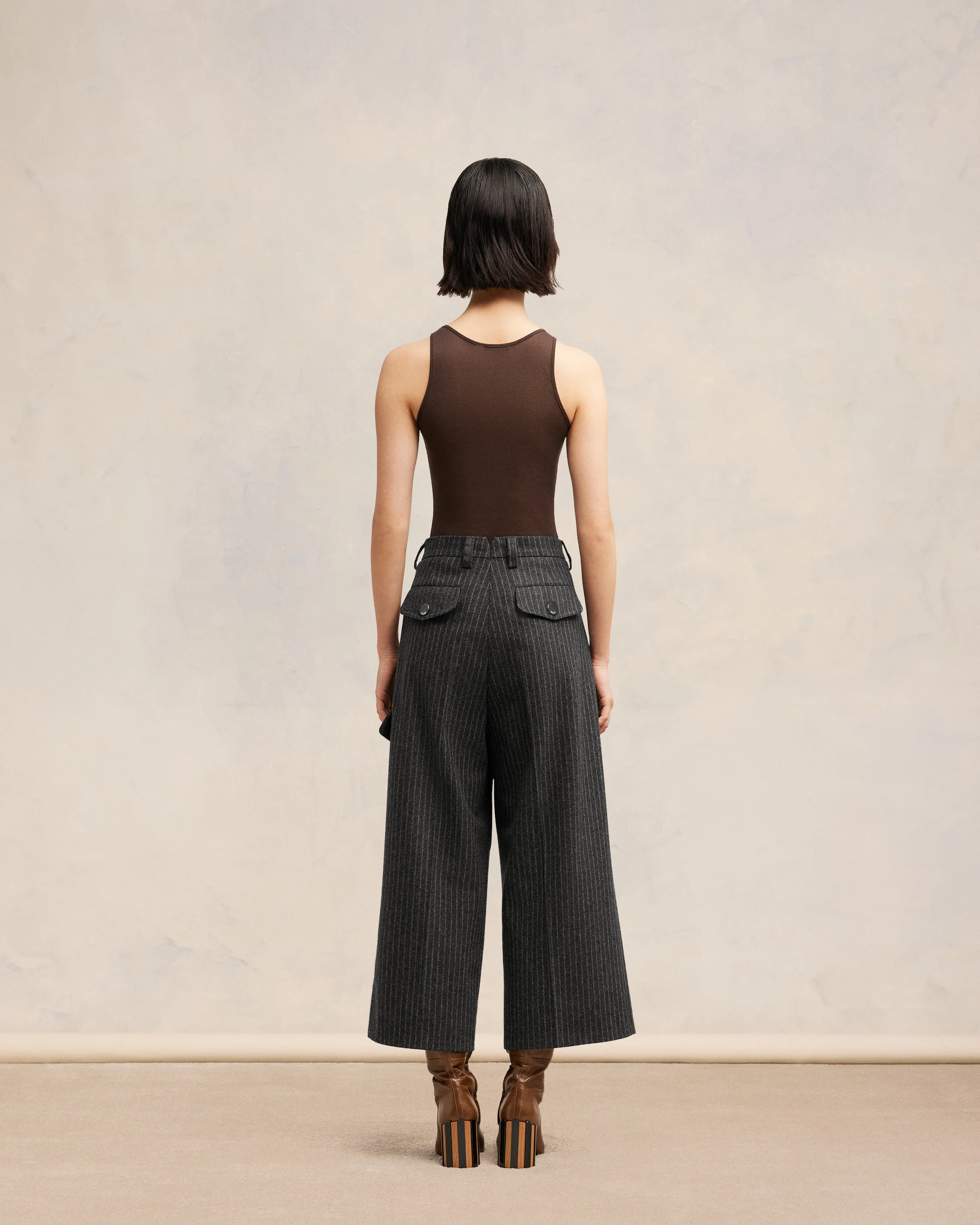 Dark Grey/ Off White Military Bermuda - leoleo123123
