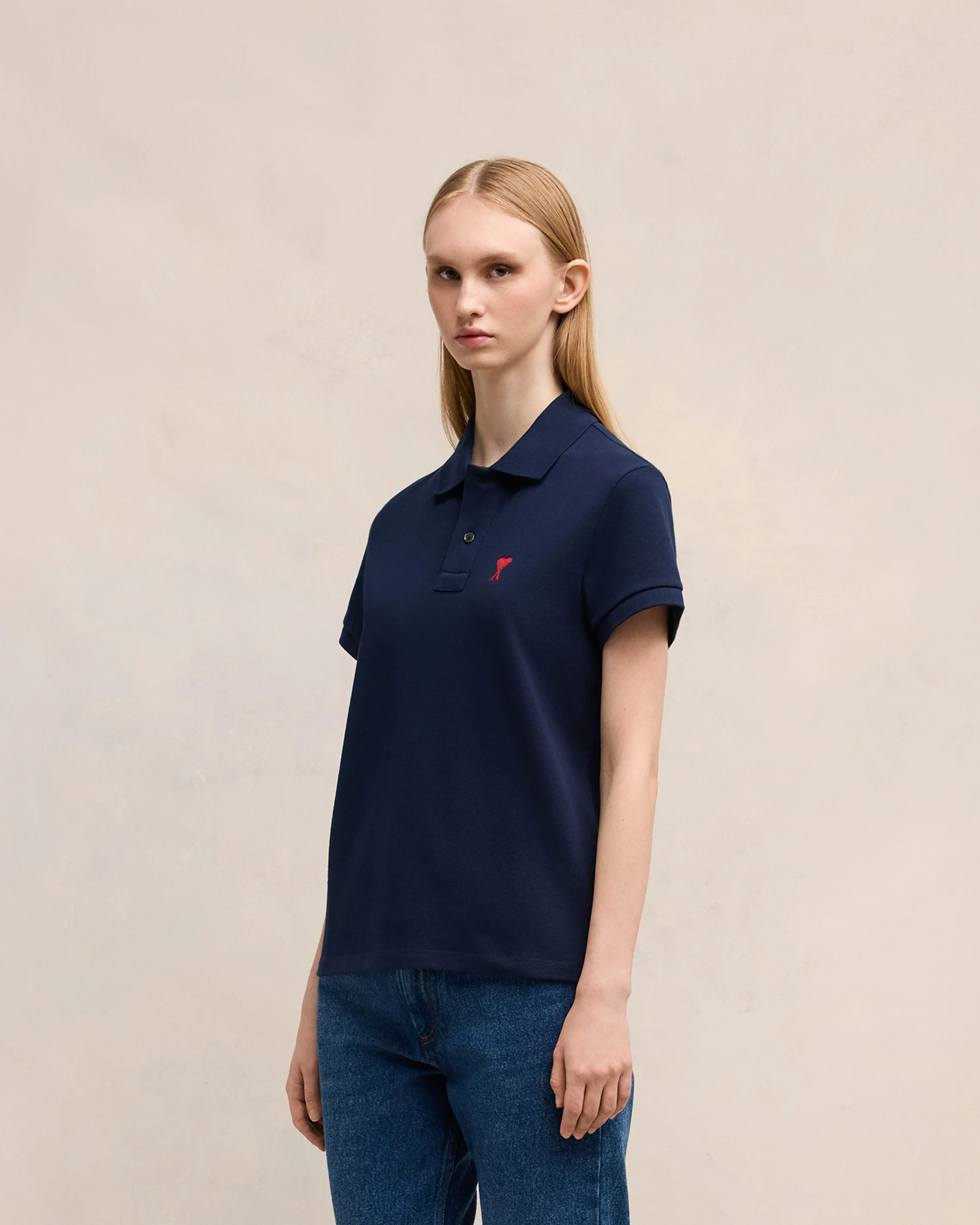 Night Blue Ami De Coeur Polo Shirt - leoleo123123