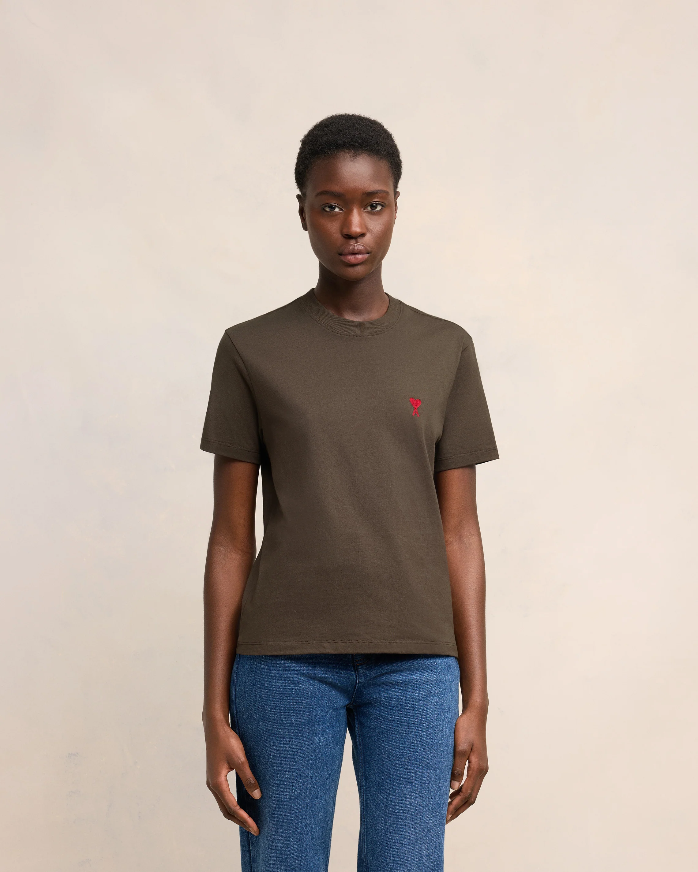 Dark Coffee Red Ami De Coeur T-Shirt - leoleo123123