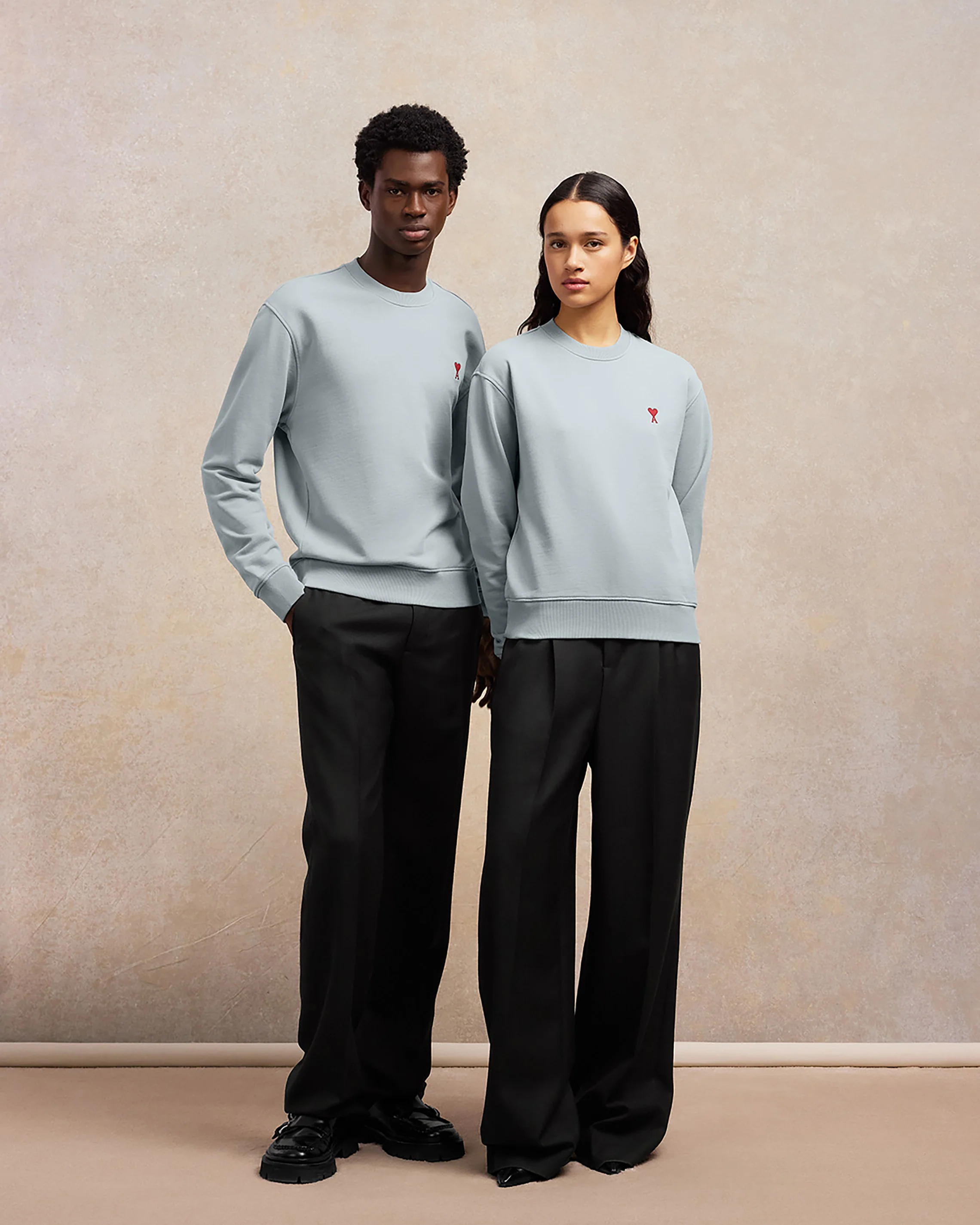 Clay Blue Red Ami De Coeur Sweatshirt - leoleo123123