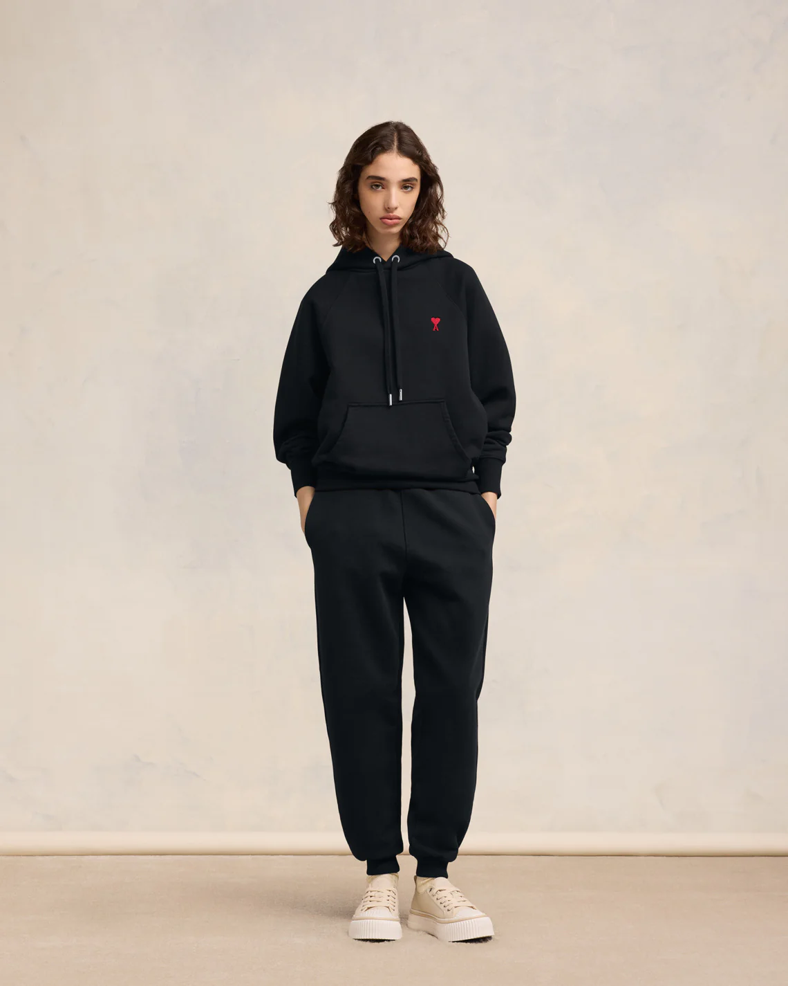 Black Fleece Hoodie | Ami De Coeur | Ami Paris US - leoleo123123