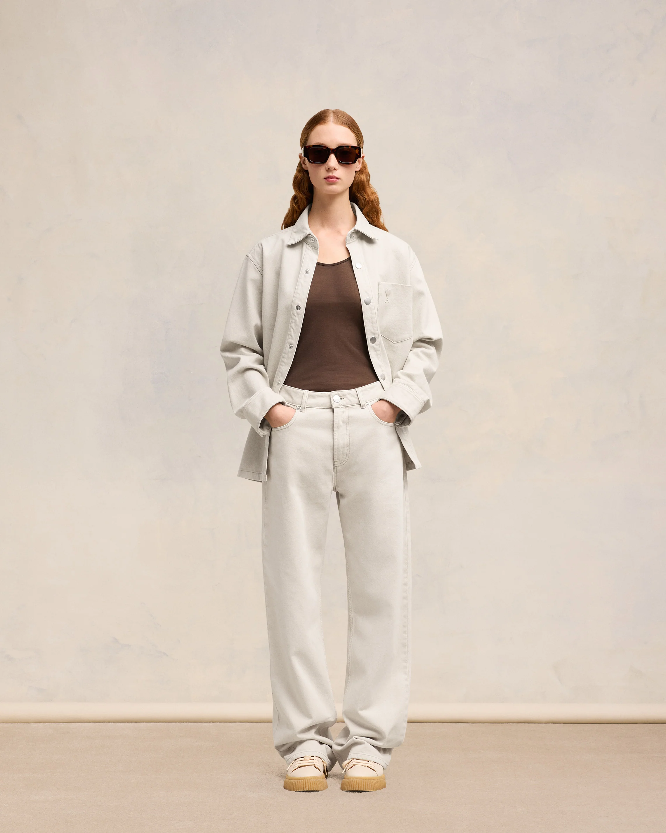 Off White Large Fit Jeans - leoleo123123