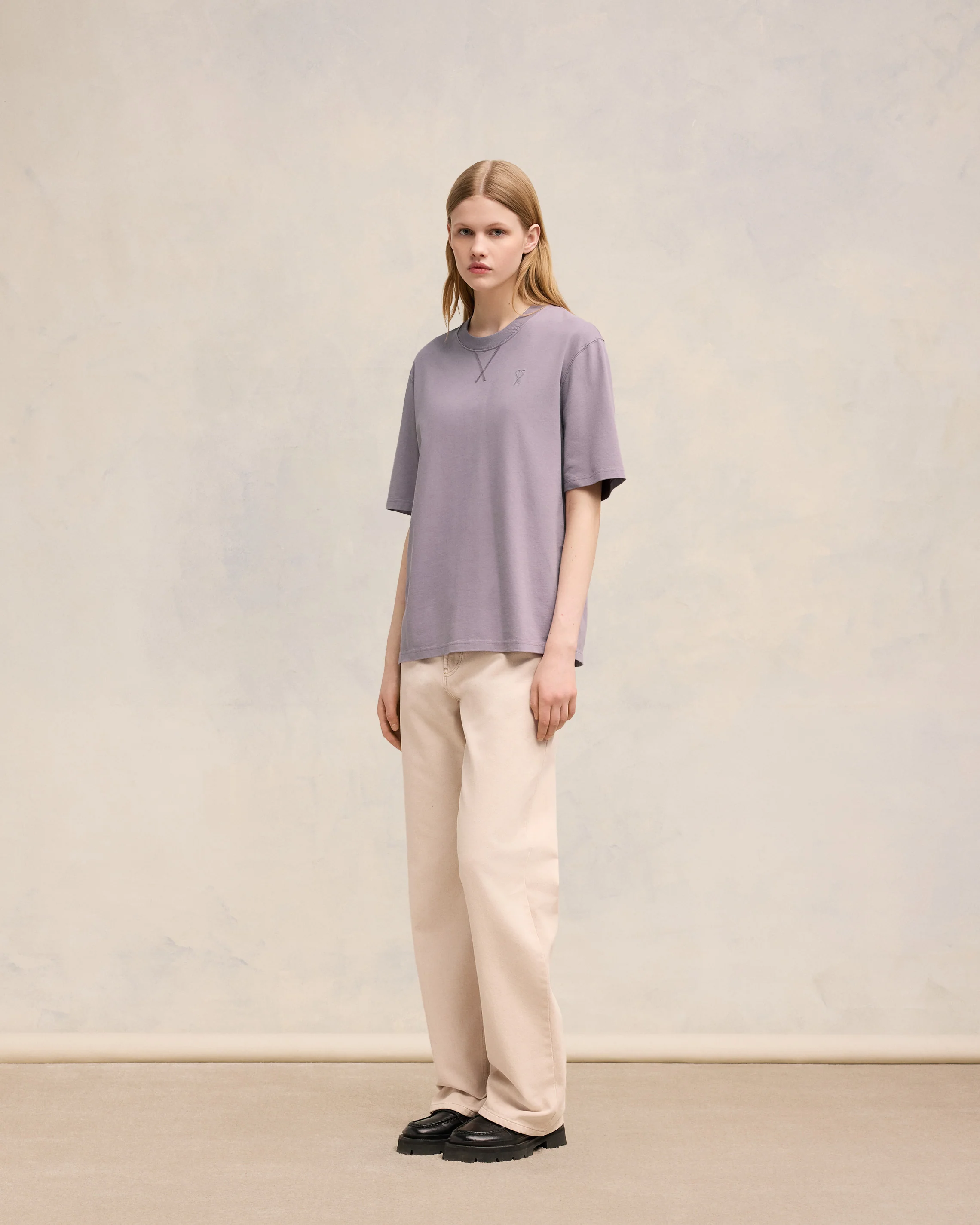 Lilac Ami De Coeur T-Shirt - leoleo123123