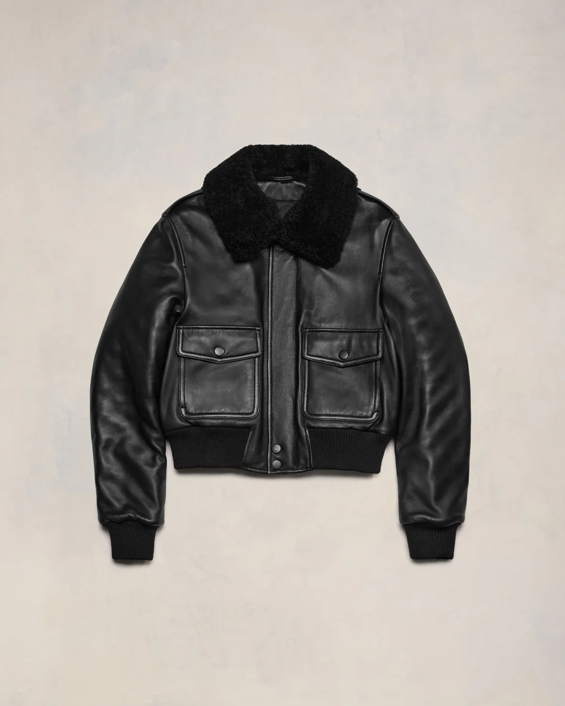 Veste Aviateur Noir - leoleo123123