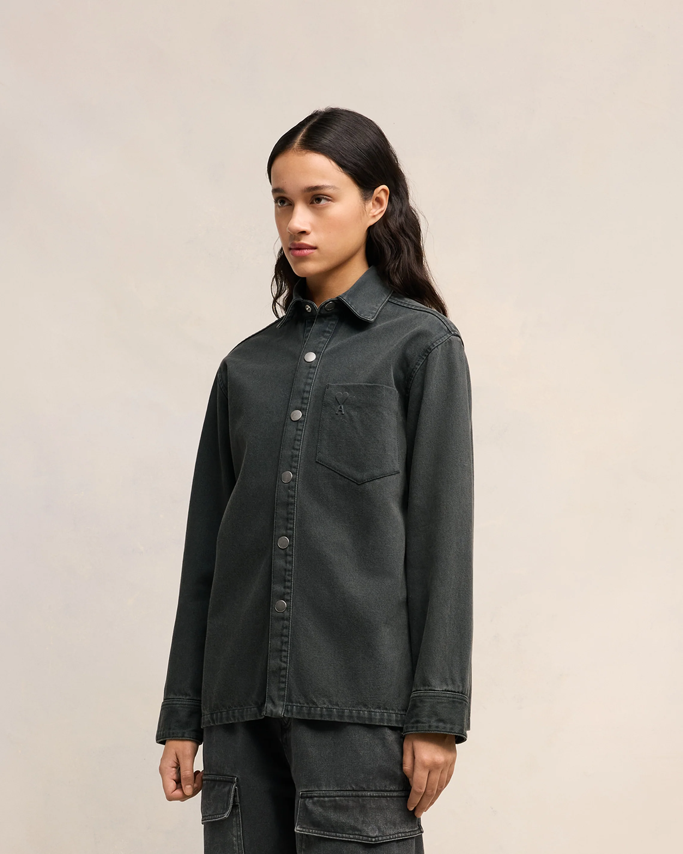 Black Ami De Coeur Overshirt - leoleo123123