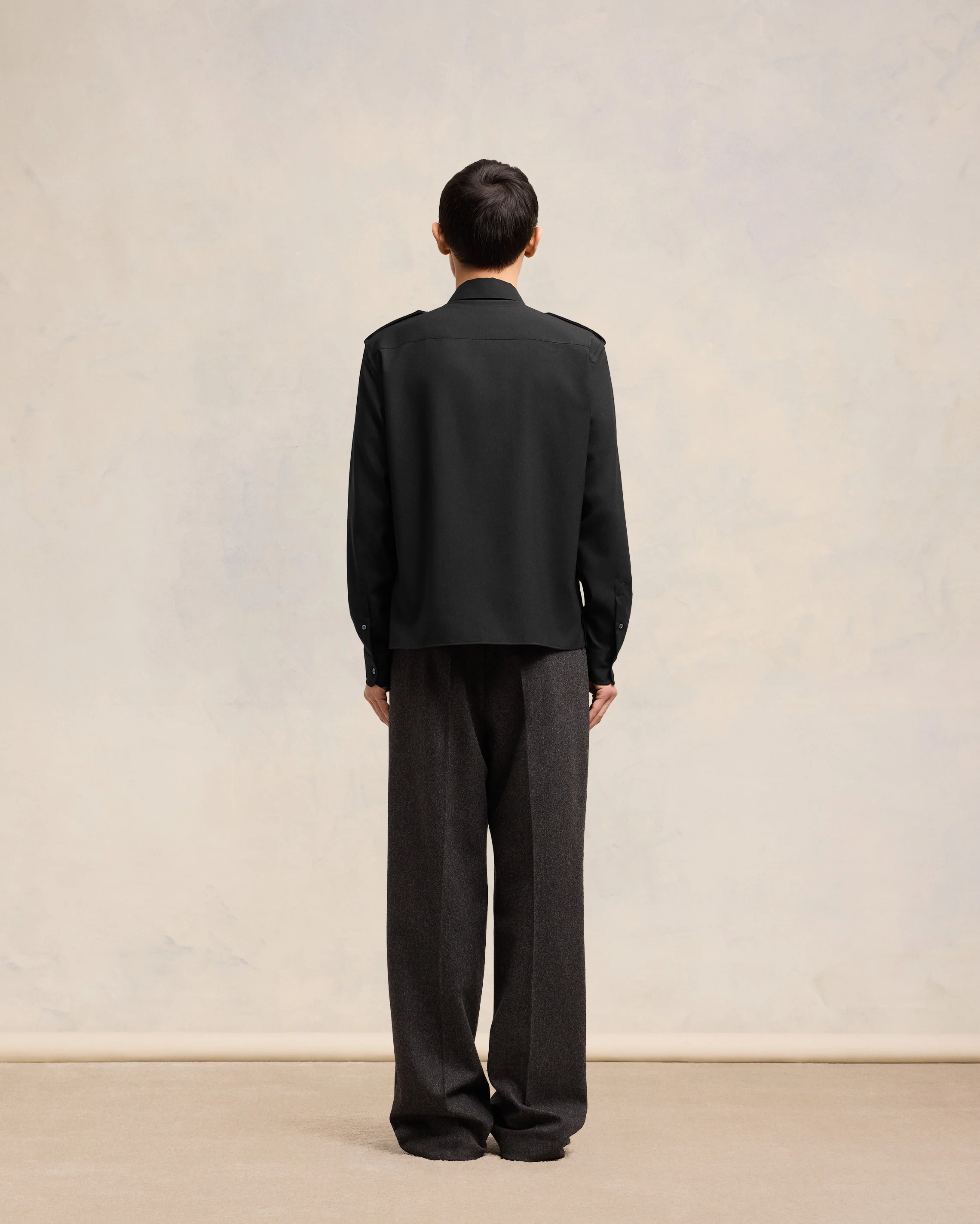 Black Military Shirt - leoleo123123