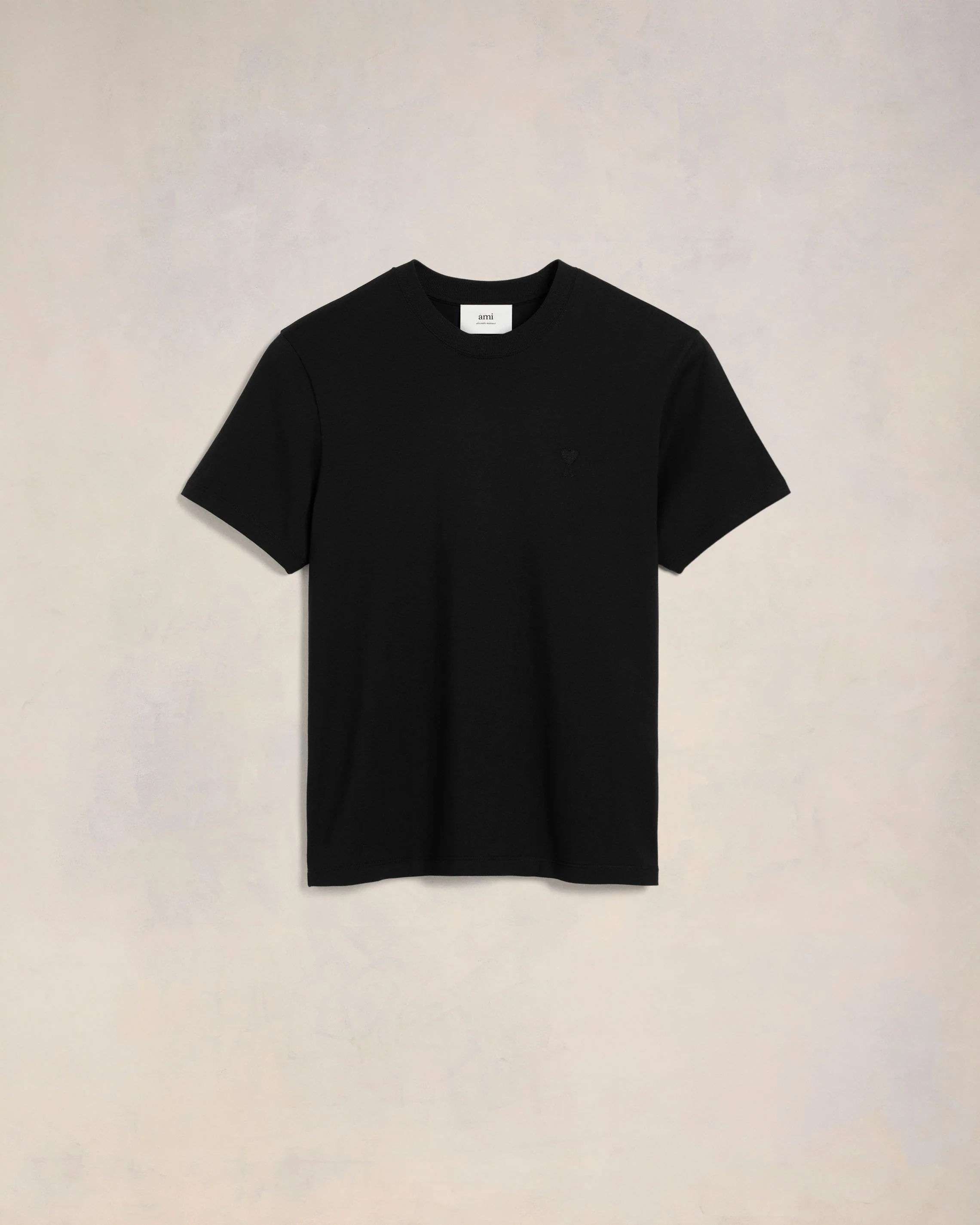 Black Jersey T-shirt | Ami De Coeur | Ami Paris US - leoleo123123