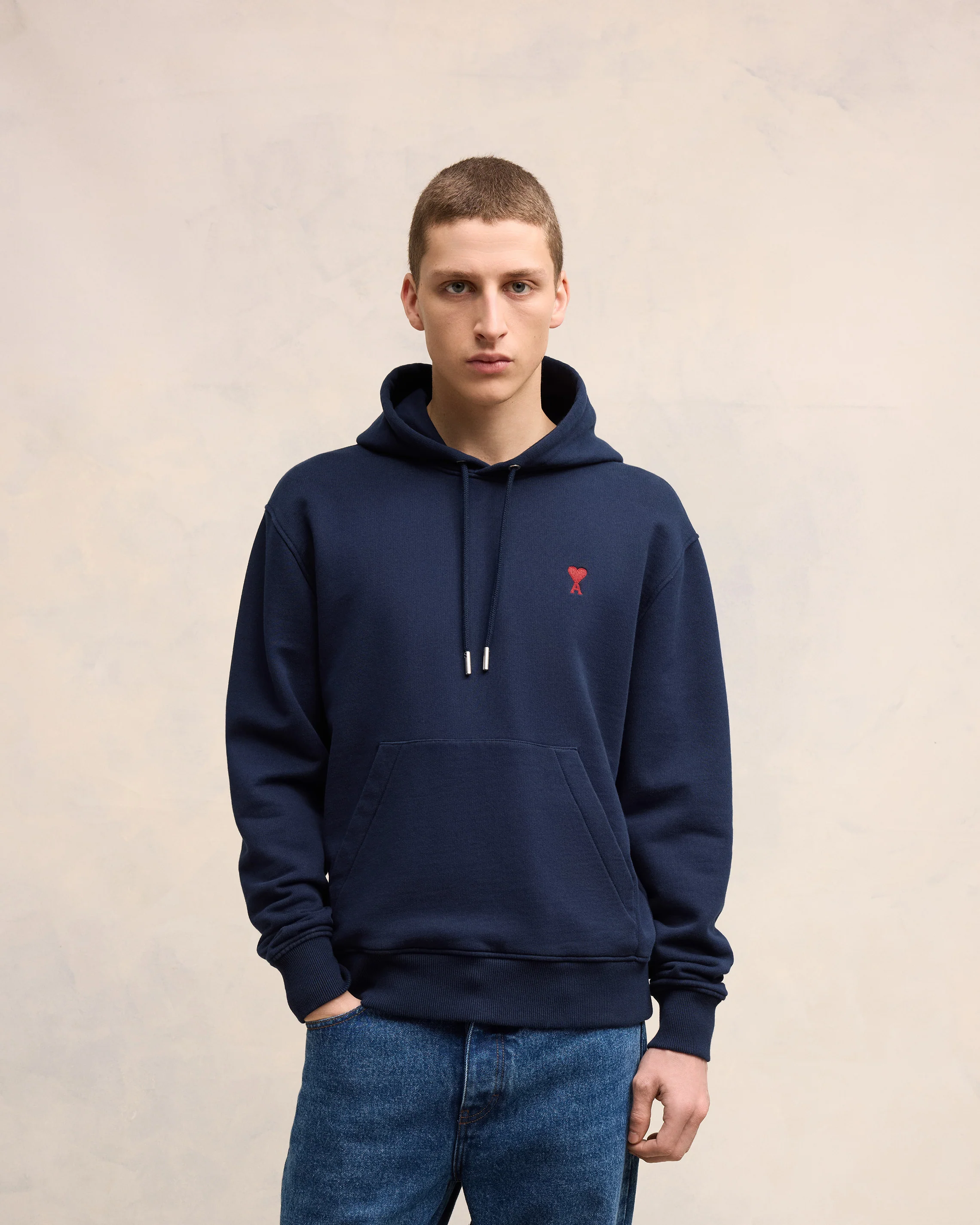 Night Blue Red Ami De Coeur Hoodie - leoleo123123