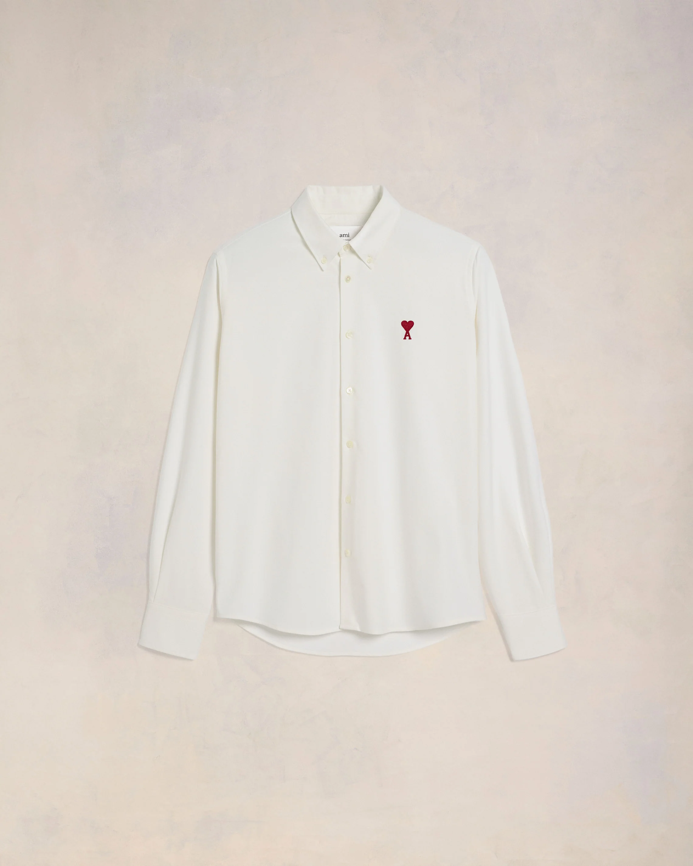 Natural White Button-Down Ami De Coeur Shirt - leoleo123123