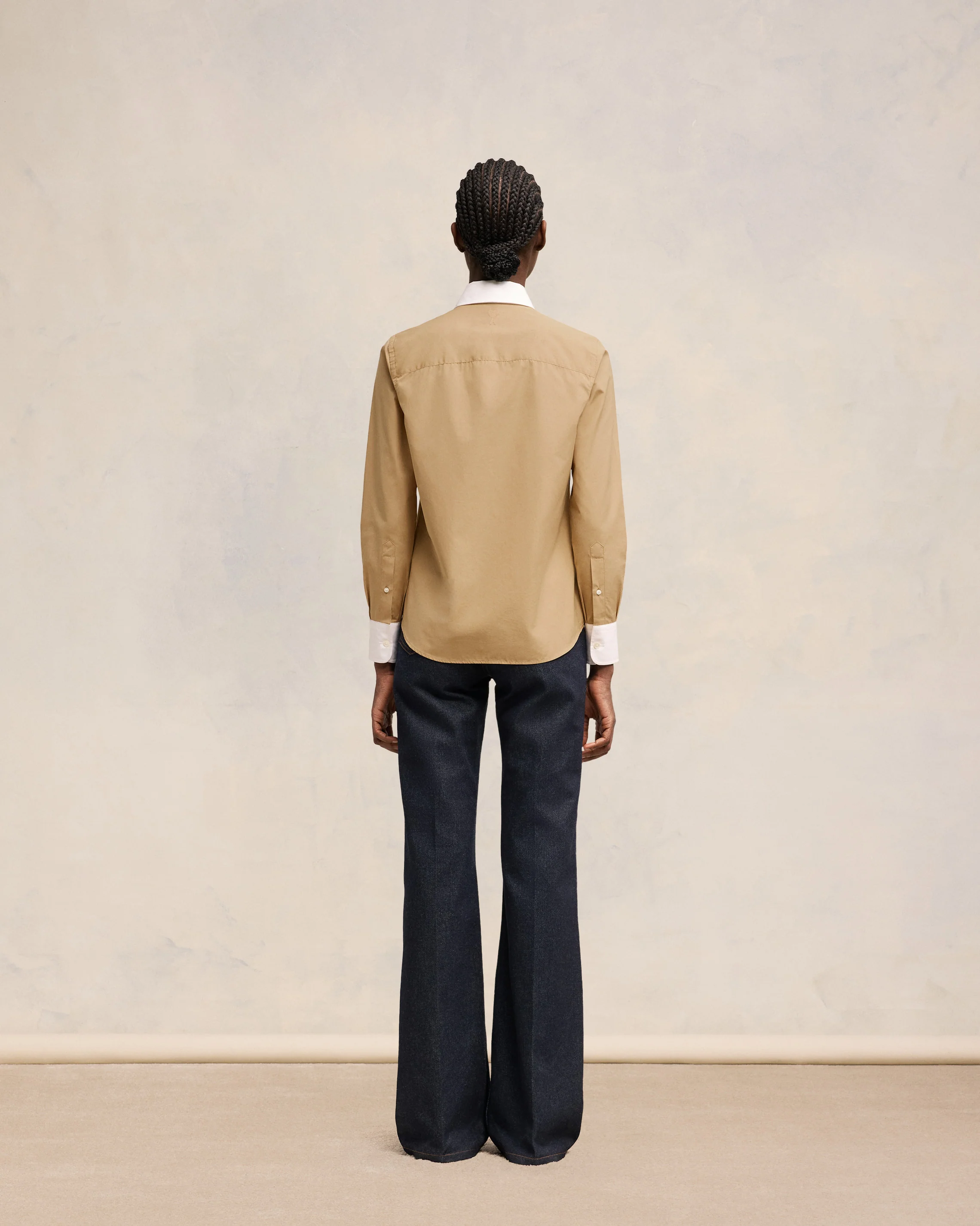 Sand/White Classic Shirt - leoleo123123