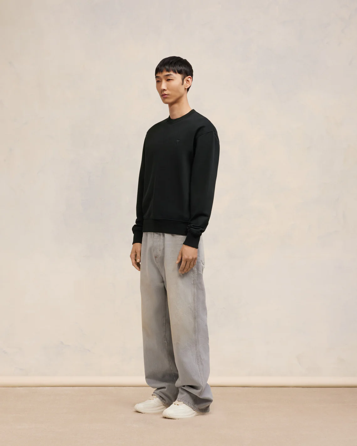 Black Jumper | Ami De Coeur | Ami Paris US - leoleo123123
