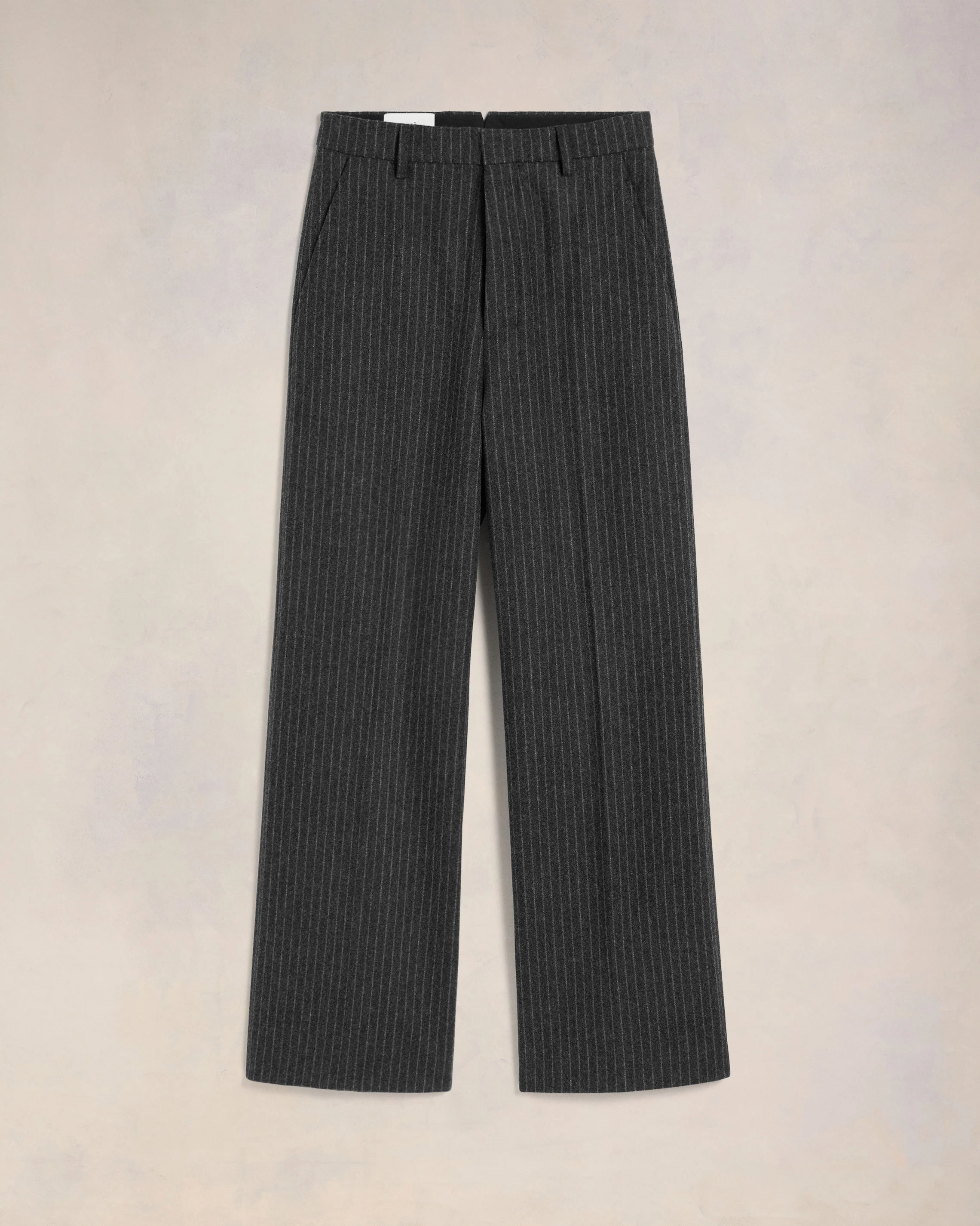 Dark Grey/ Off White Large Fit Trousers - leoleo123123