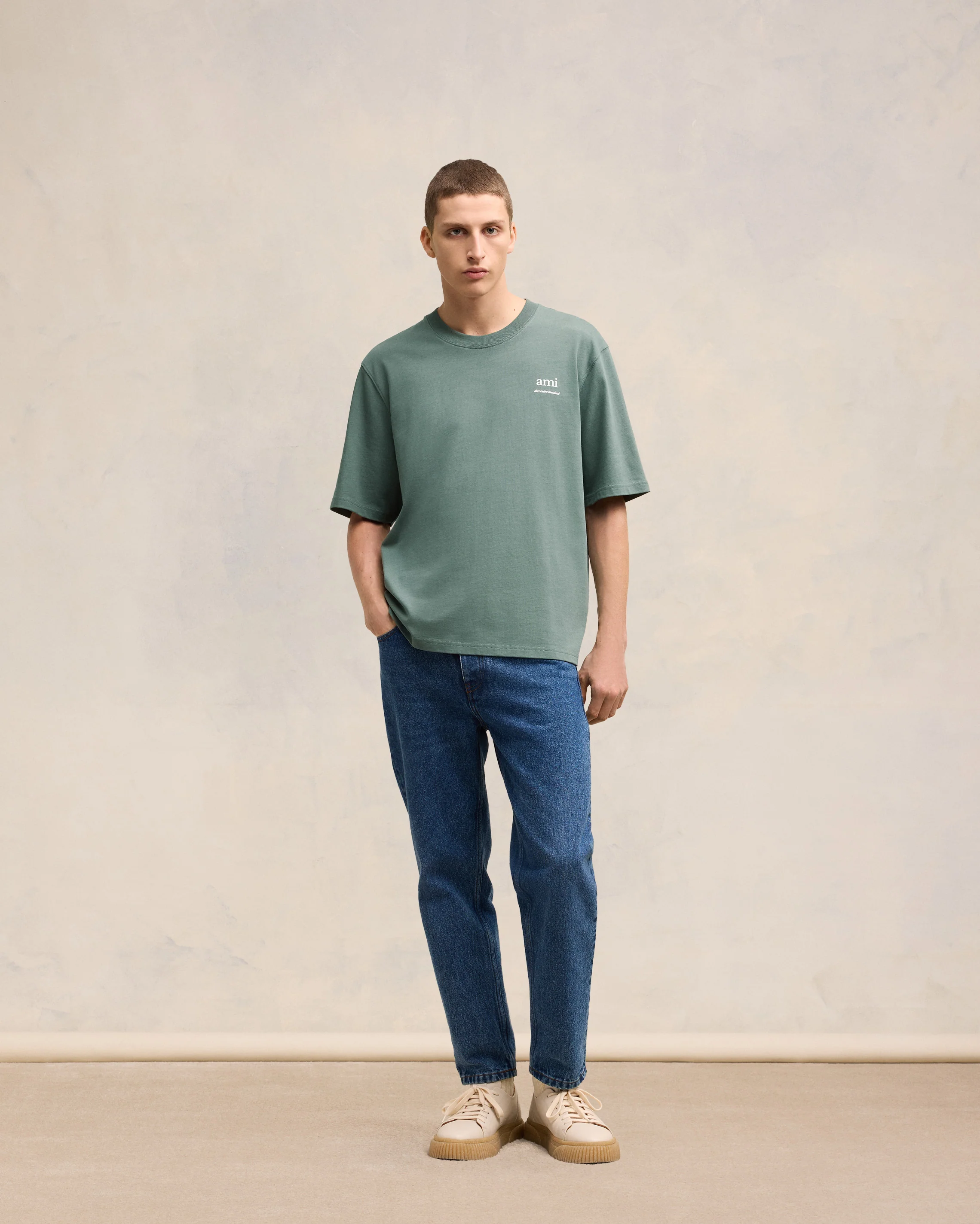 Antique Clay Ami Alexandre Mattiussi T-Shirt - leoleo123123