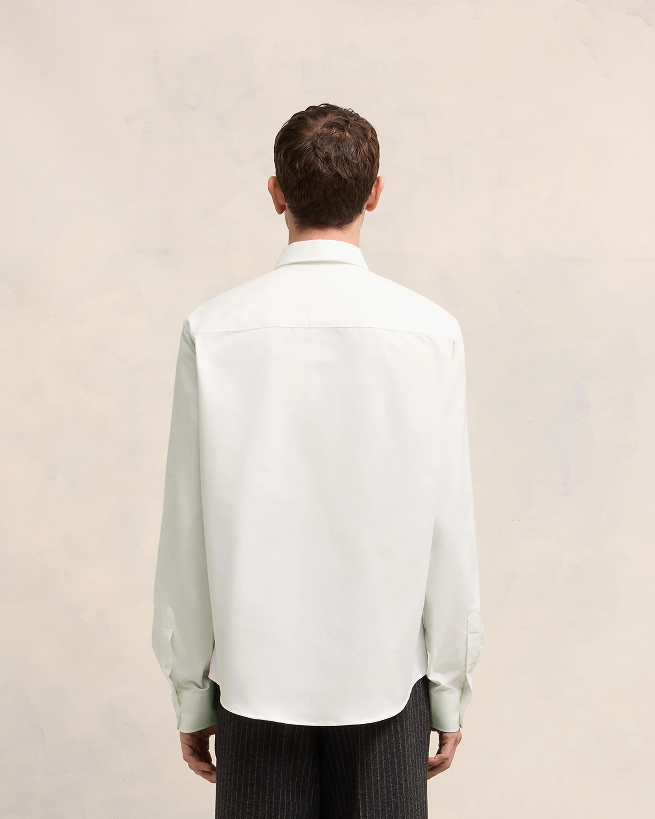 Natural White Button-Down Ami De Coeur Shirt - leoleo123123
