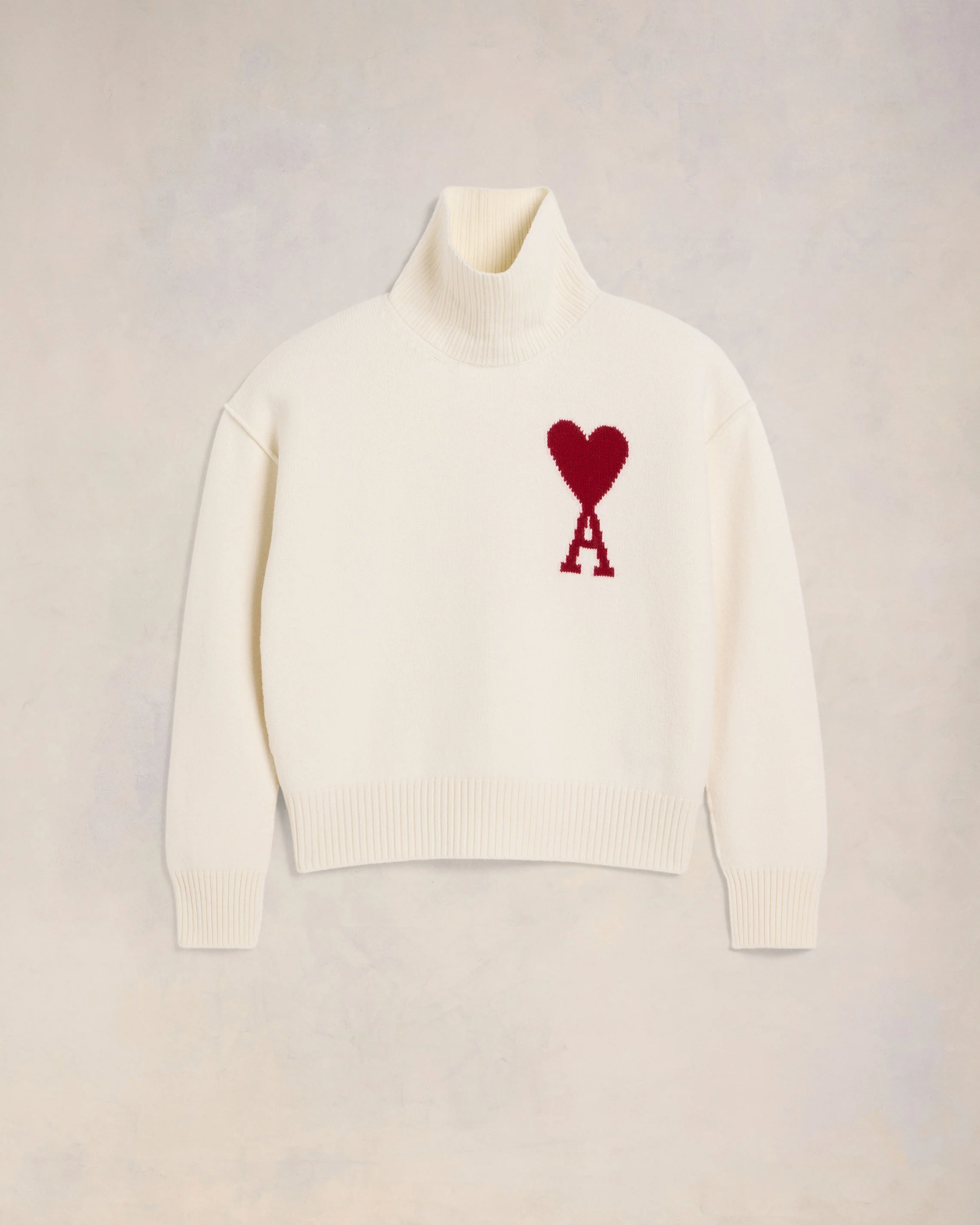 Pull Ami De Coeur Rouge Ecru/Rouge - leoleo123123