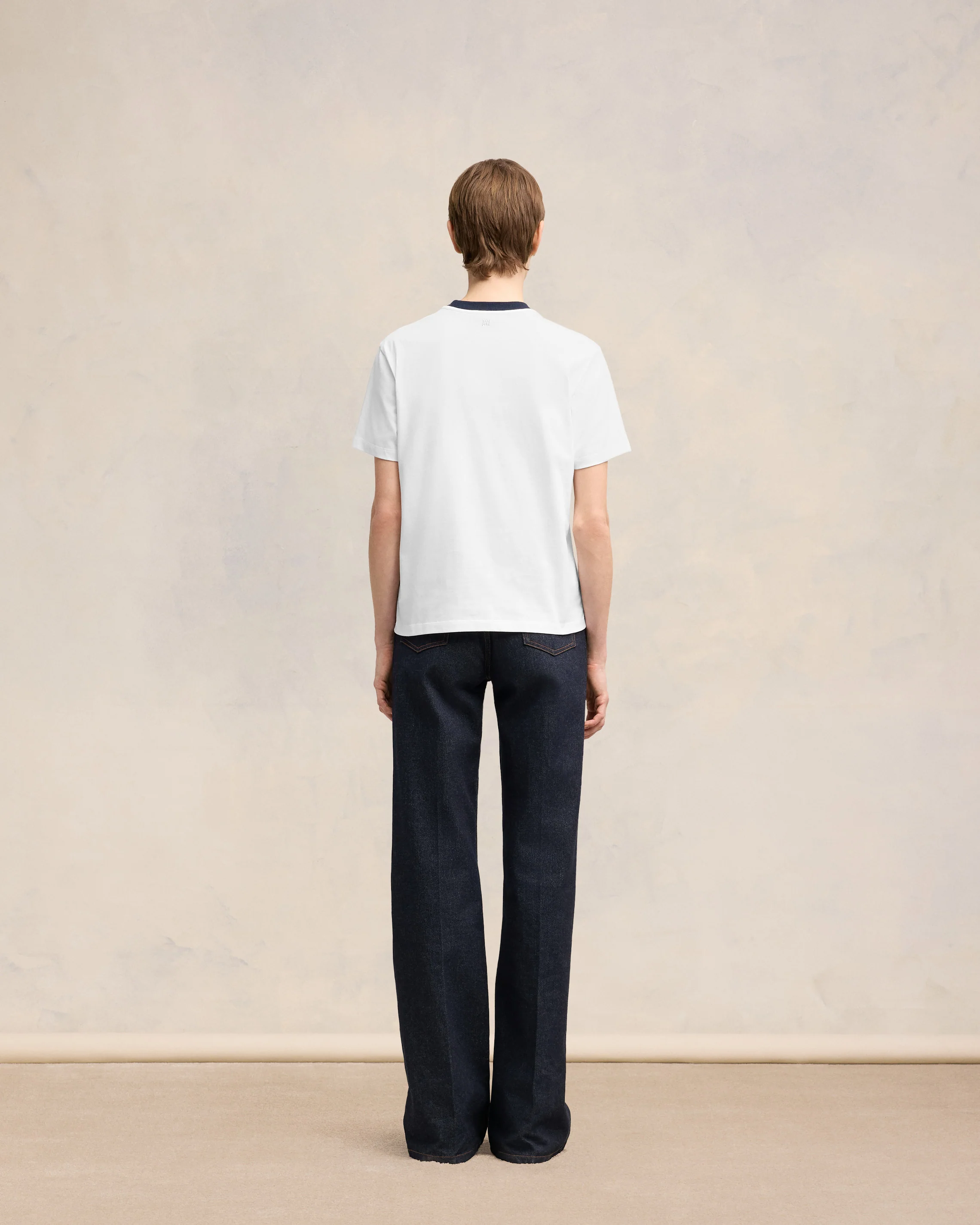 Printed white t-shirt | Ami Paris US - leoleo123123