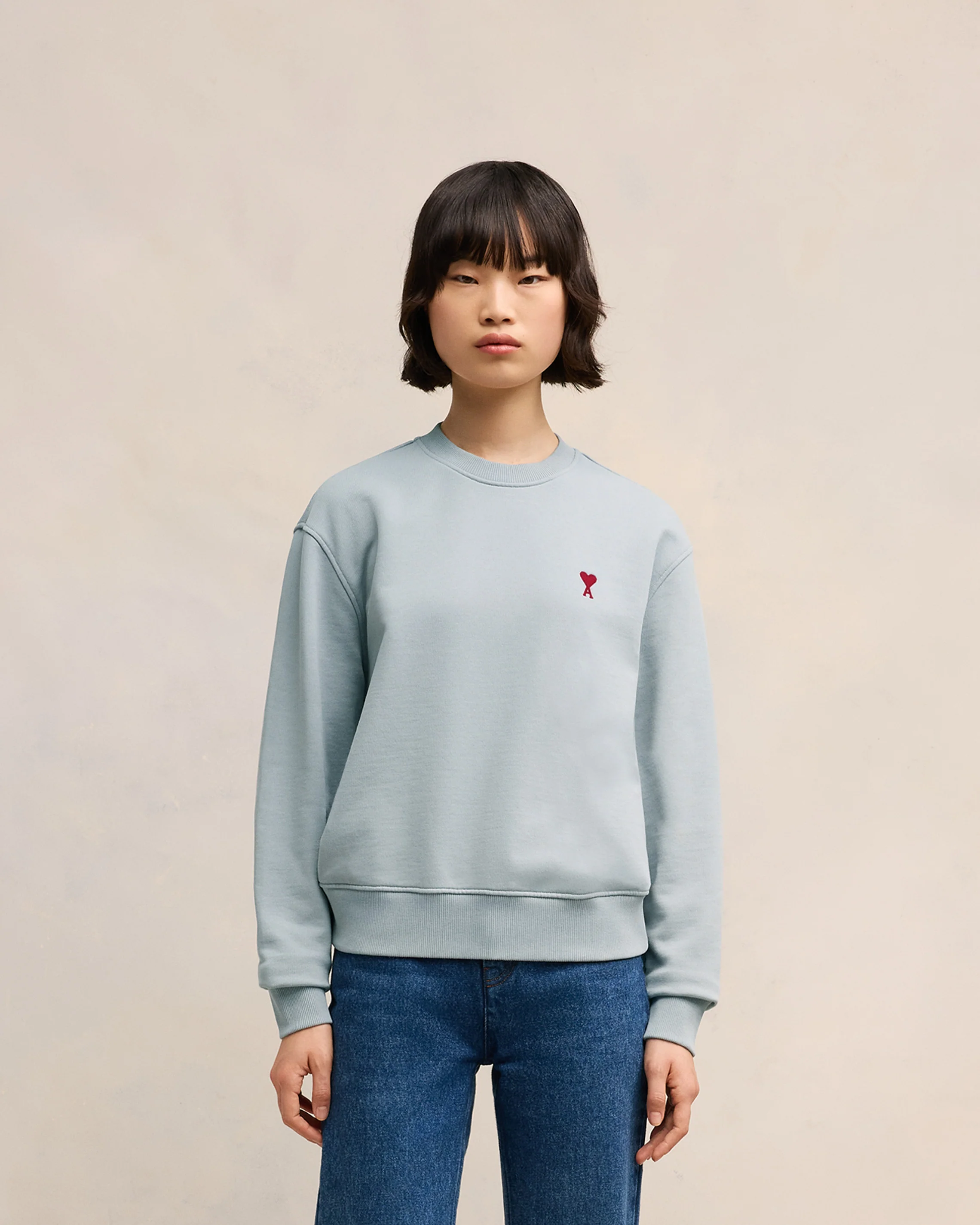 Clay Blue Red Ami De Coeur Sweatshirt - leoleo123123