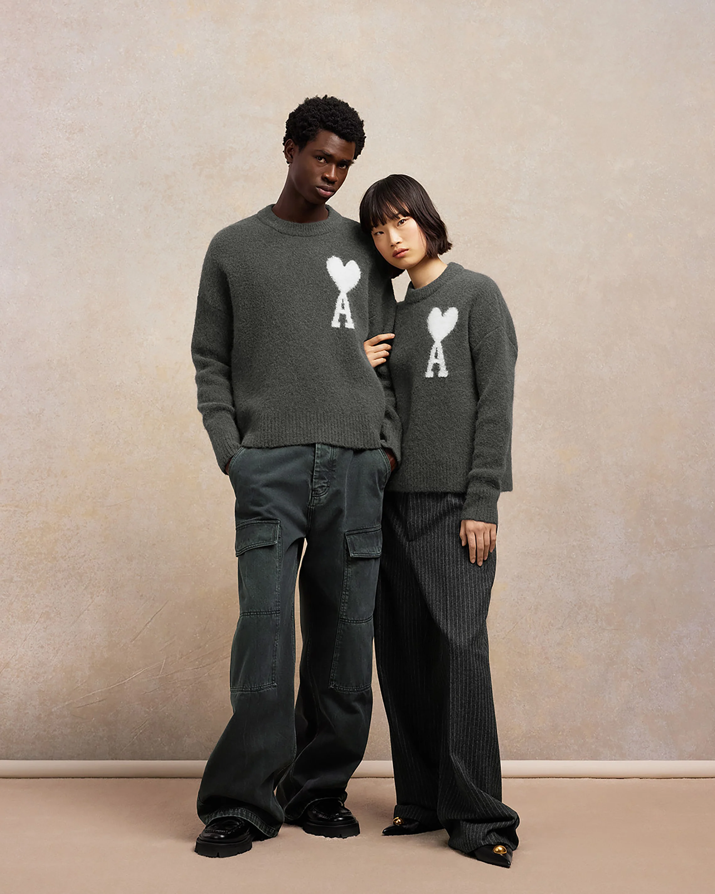 Alpaca Wool Jumper | Ami De Coeur | Ami Paris US - leoleo123123
