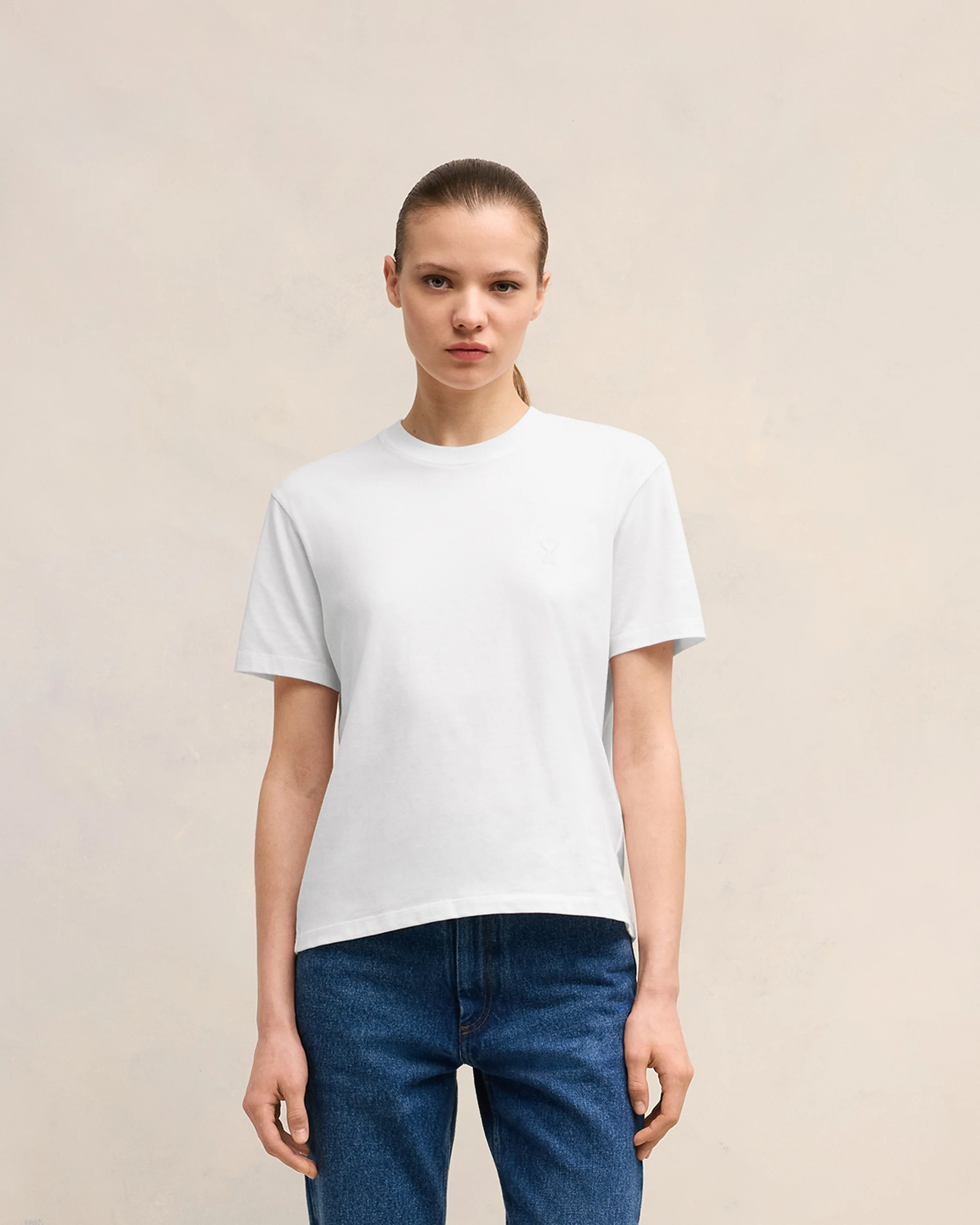 T-Shirt Ami De Coeur Blanc - leoleo123123
