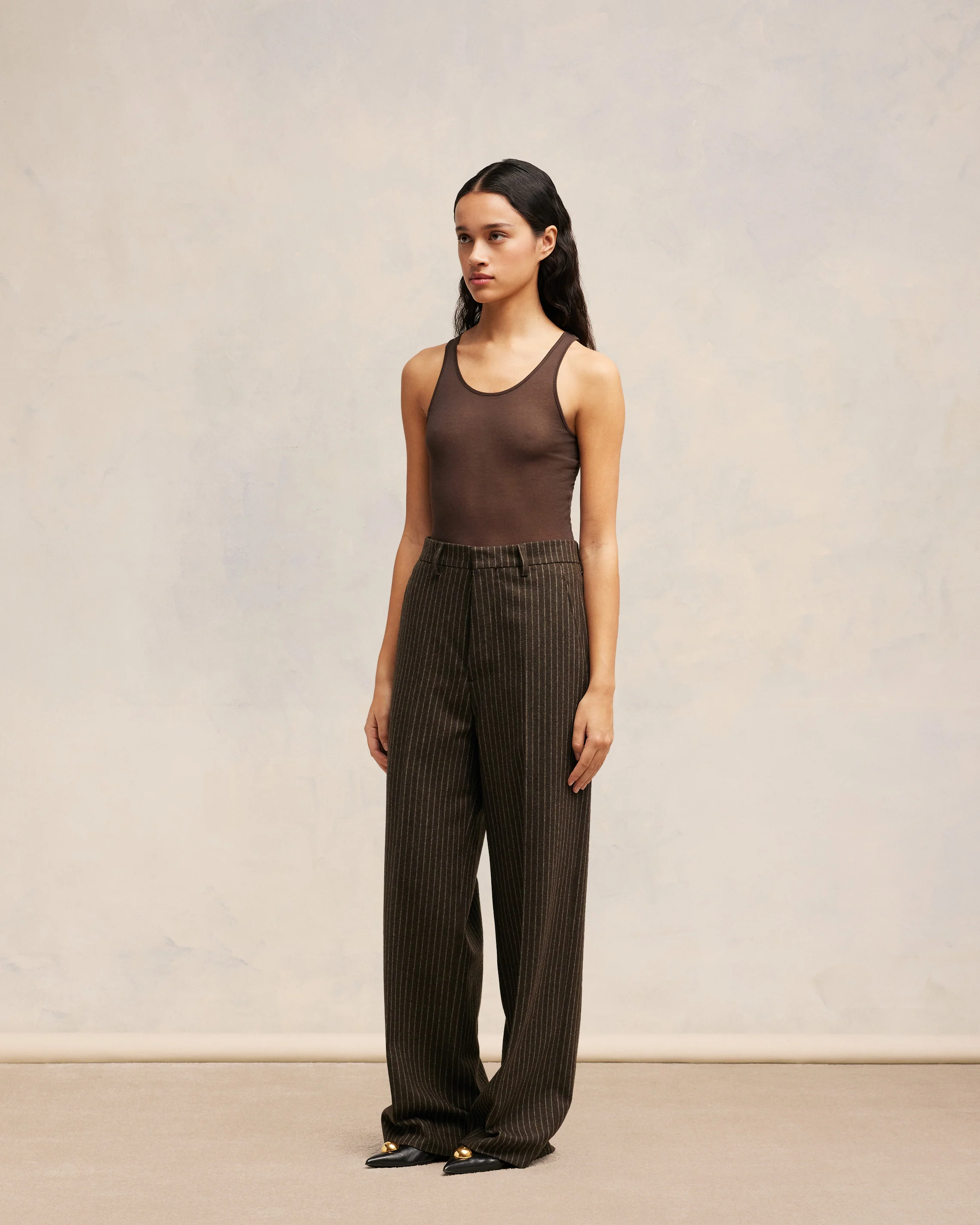 Dark Coffe/Sable Large Fit Trousers - leoleo123123