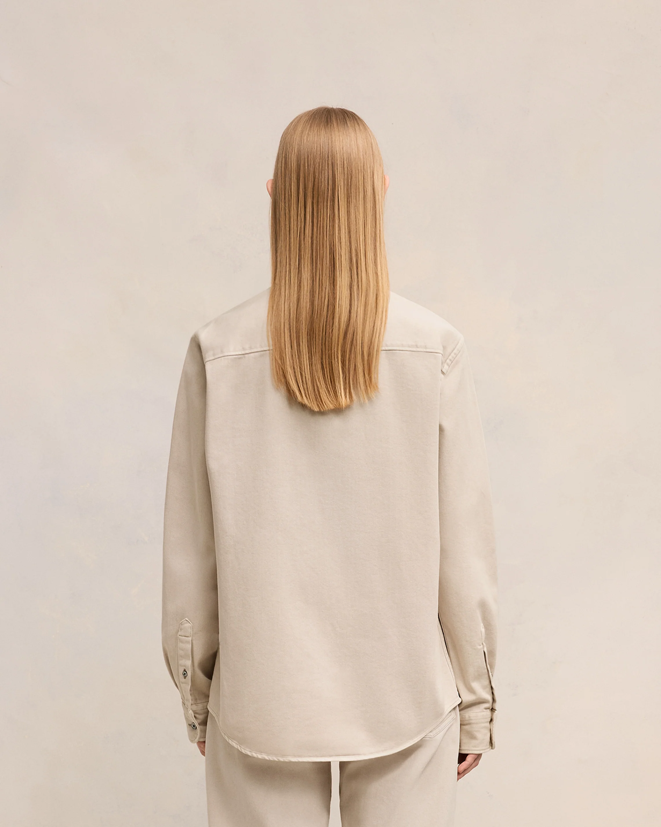 Off White Button-Down Ami De Coeur Shirt - leoleo123123