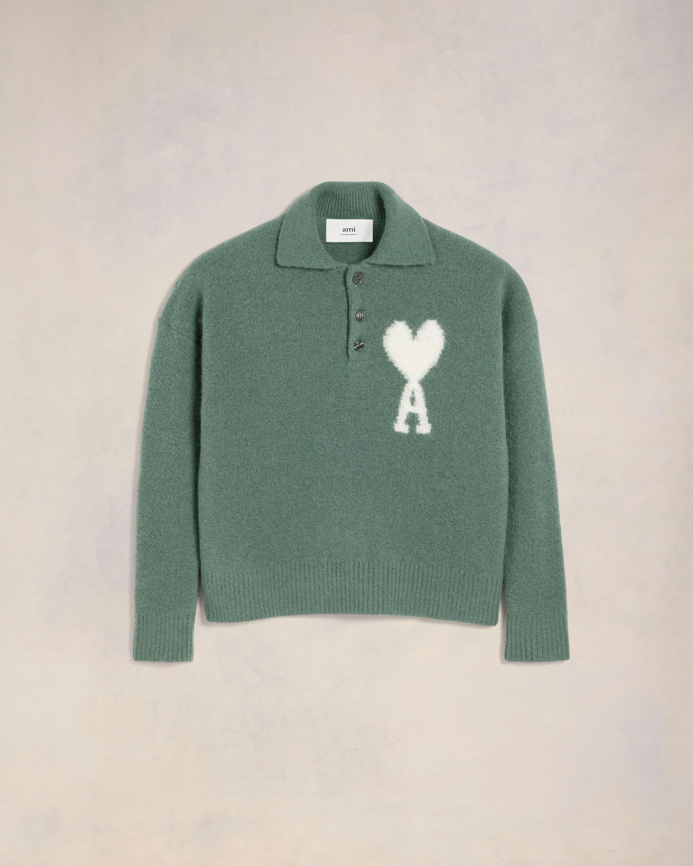 Antique Clay Off-White Ami De Coeur Polo - leoleo123123