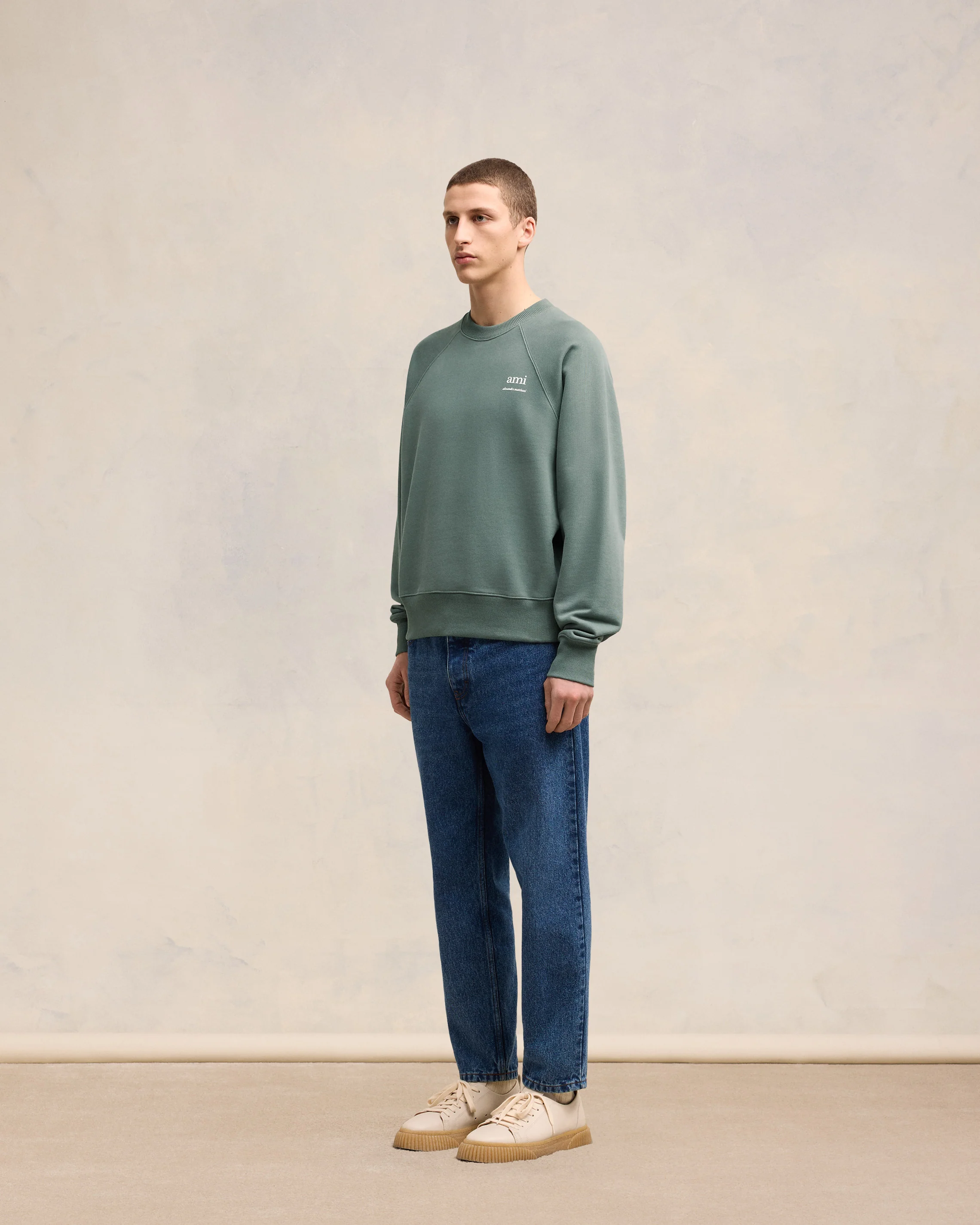 Antique Clay Ami Alexandre Mattiussi Sweatshirt - leoleo123123