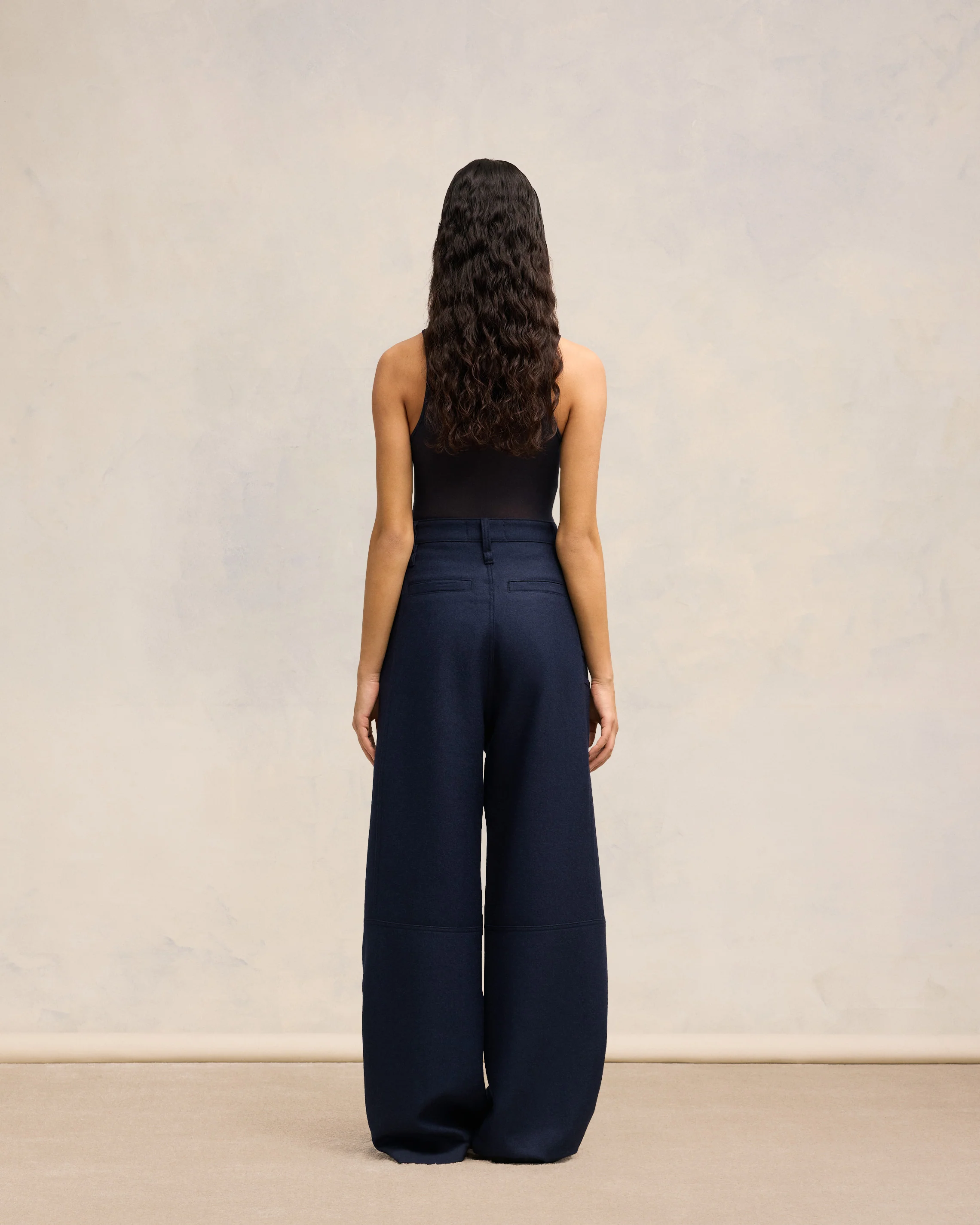Navy Blue Cargo Trousers - leoleo123123