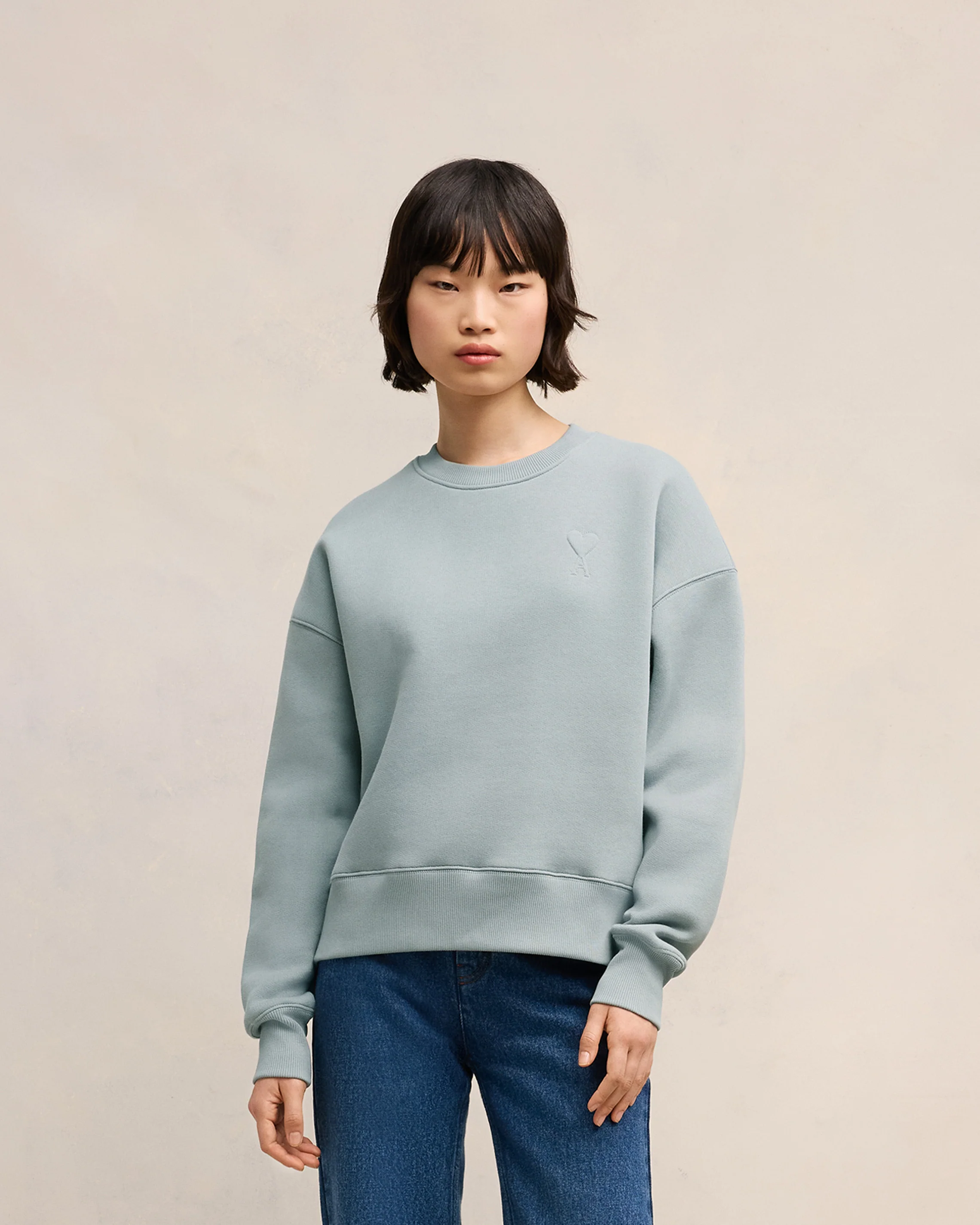 Clay Blue Ami De Coeur Sweatshirt - leoleo123123