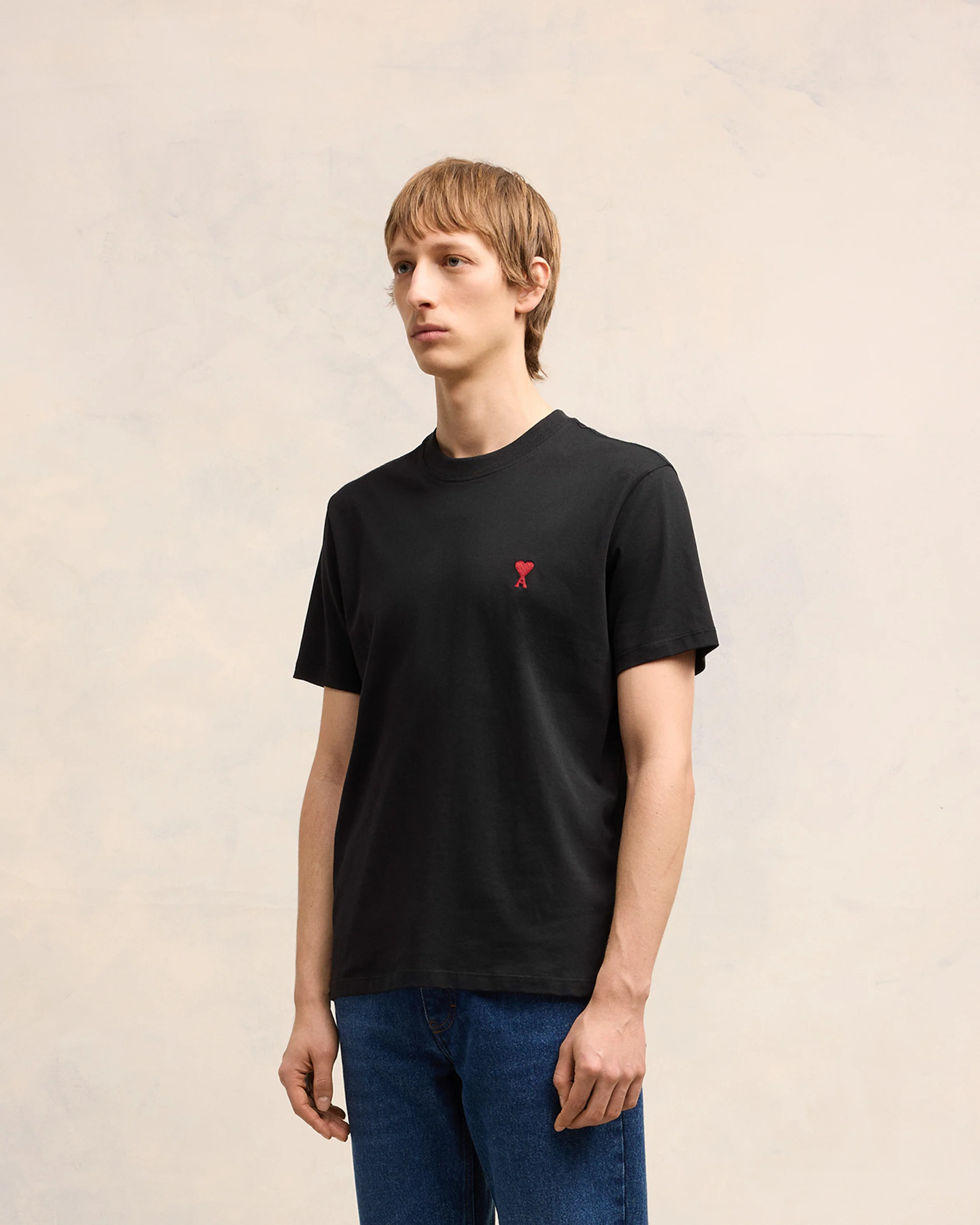 Black Red Ami De Coeur T-Shirt - leoleo123123