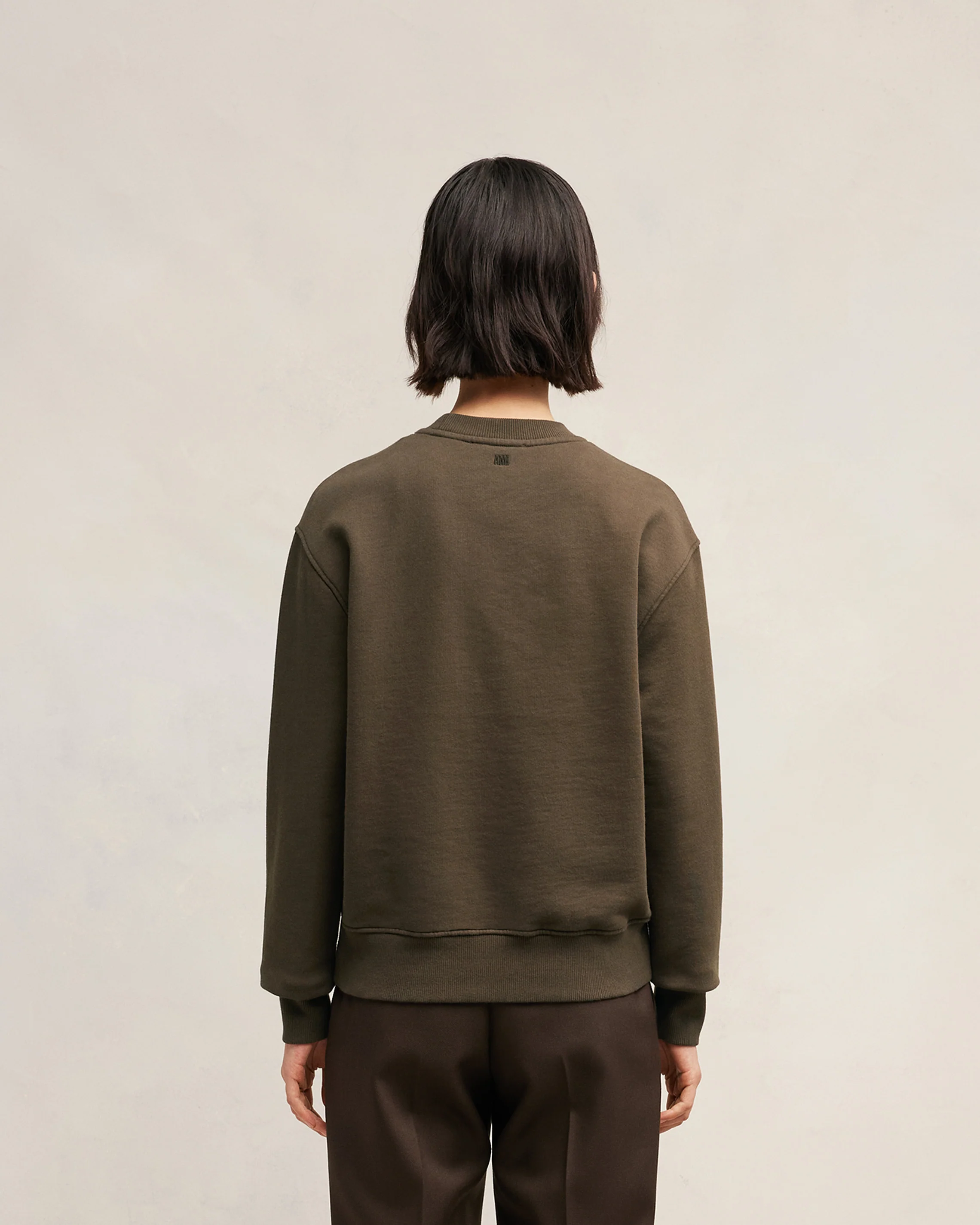 Dark Coffee Red Ami De Coeur Sweatshirt - leoleo123123