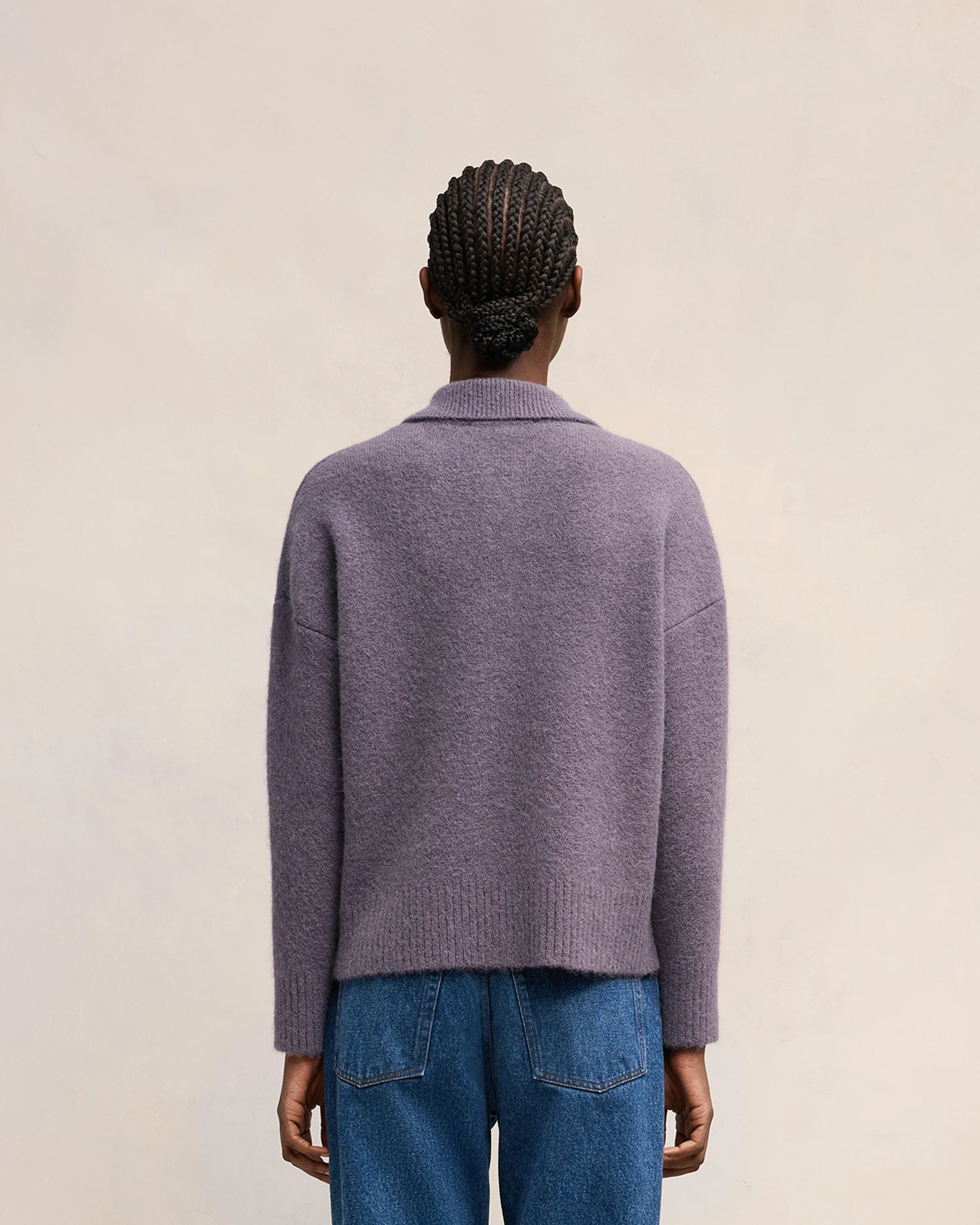 Lilac Off-White Ami De Coeur Polo - leoleo123123