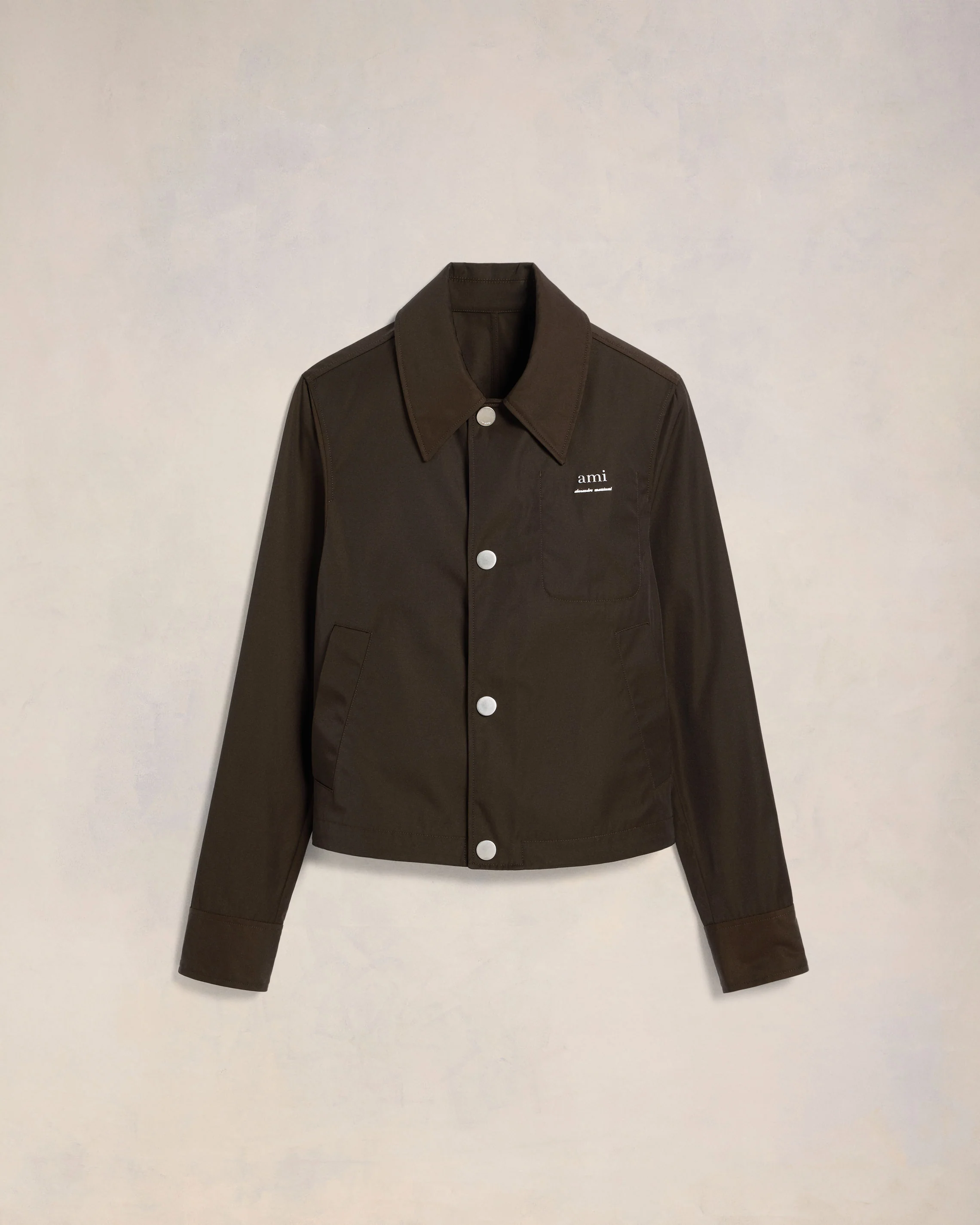 Dark Coffee Ami Alexandre Mattiussi Buttoned Jacket - leoleo123123